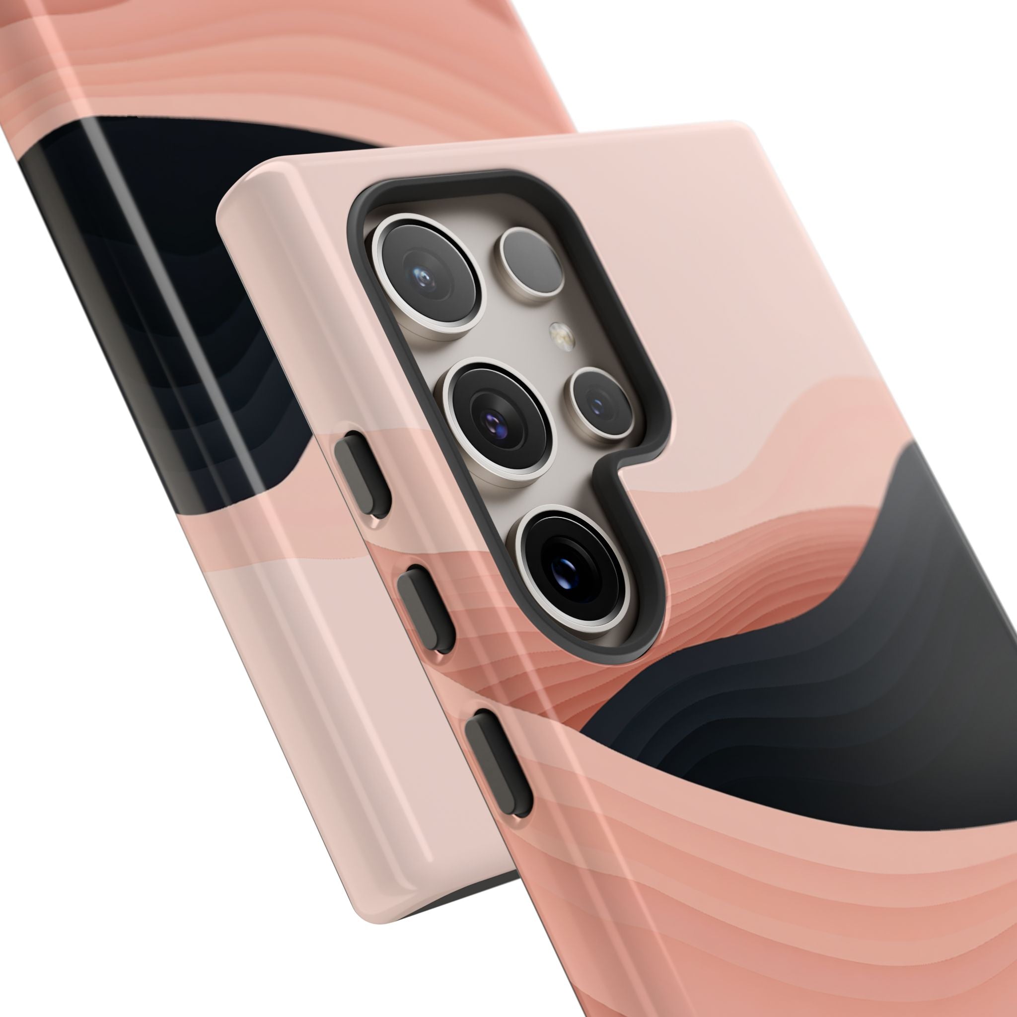 Pink Tough Phone Case for Samsung - Dune Shadow Layers