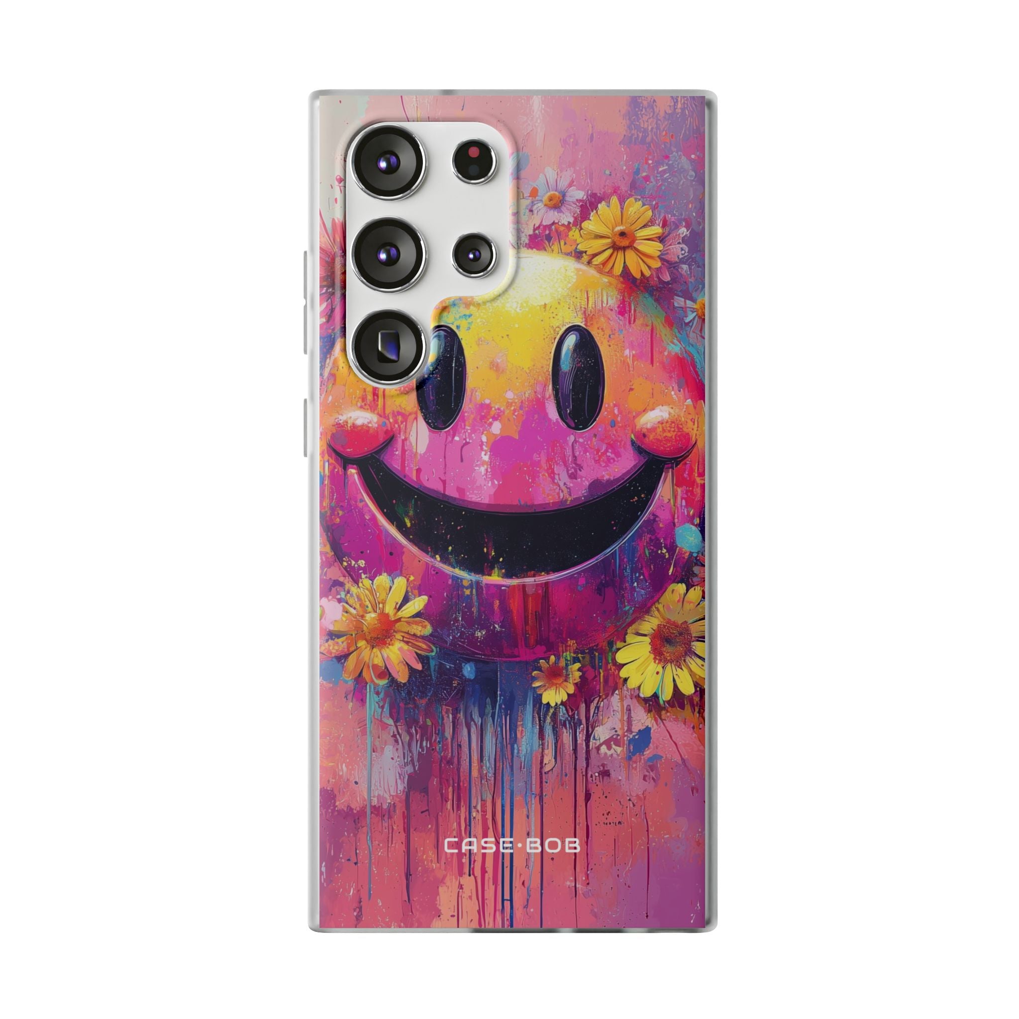 Smiley Bloom Samsung S23 Ultra Case - Soft