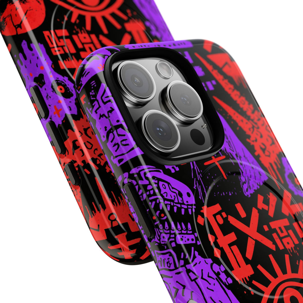 Underground Cyber Glyphs · Tough 2.0 Magnetic Phone Case for iPhone · Black