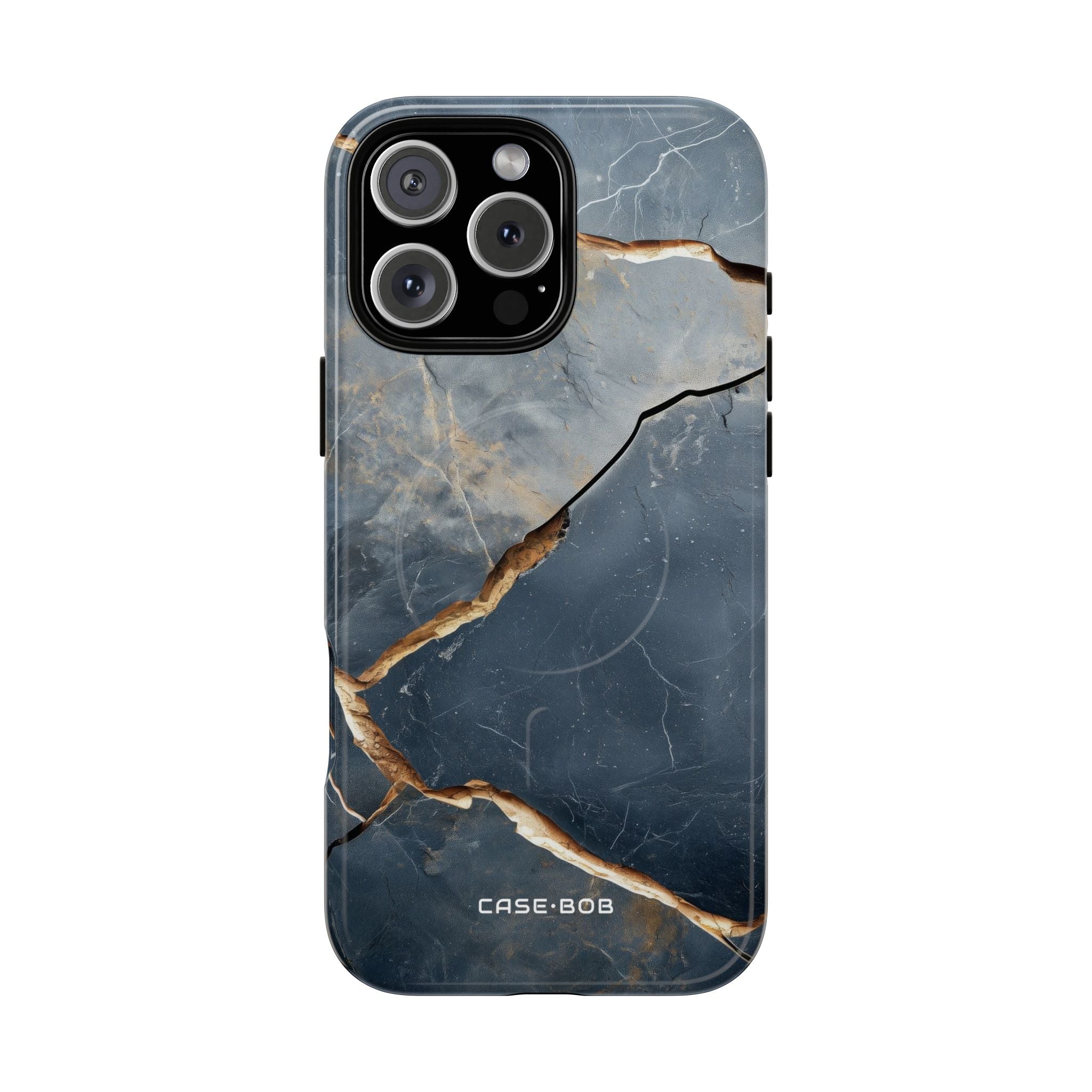 Gezackte Ader Navy iPhone 16 Pro Max Case - Tough+