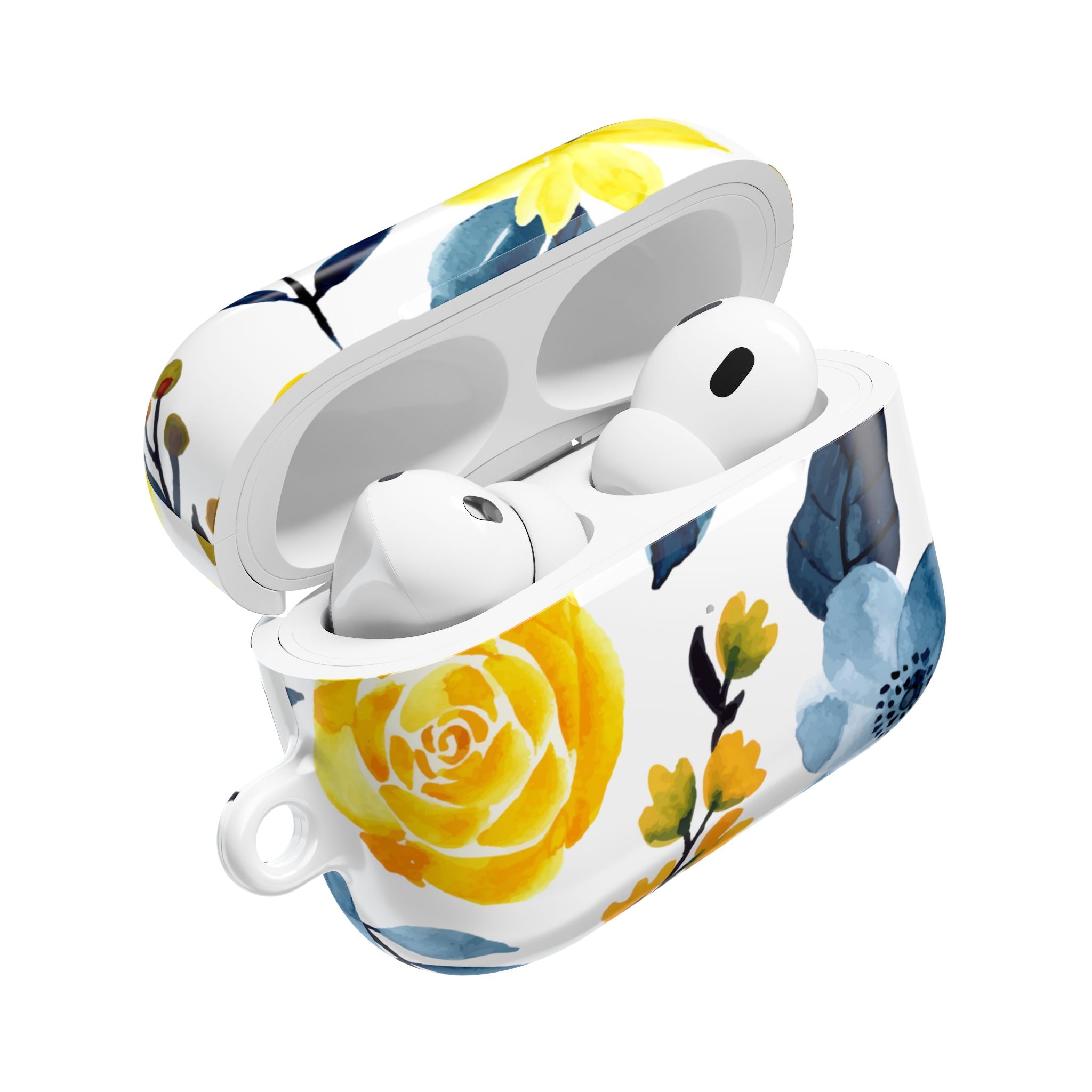 Yellow Blue Blossoms - AirPods Cover