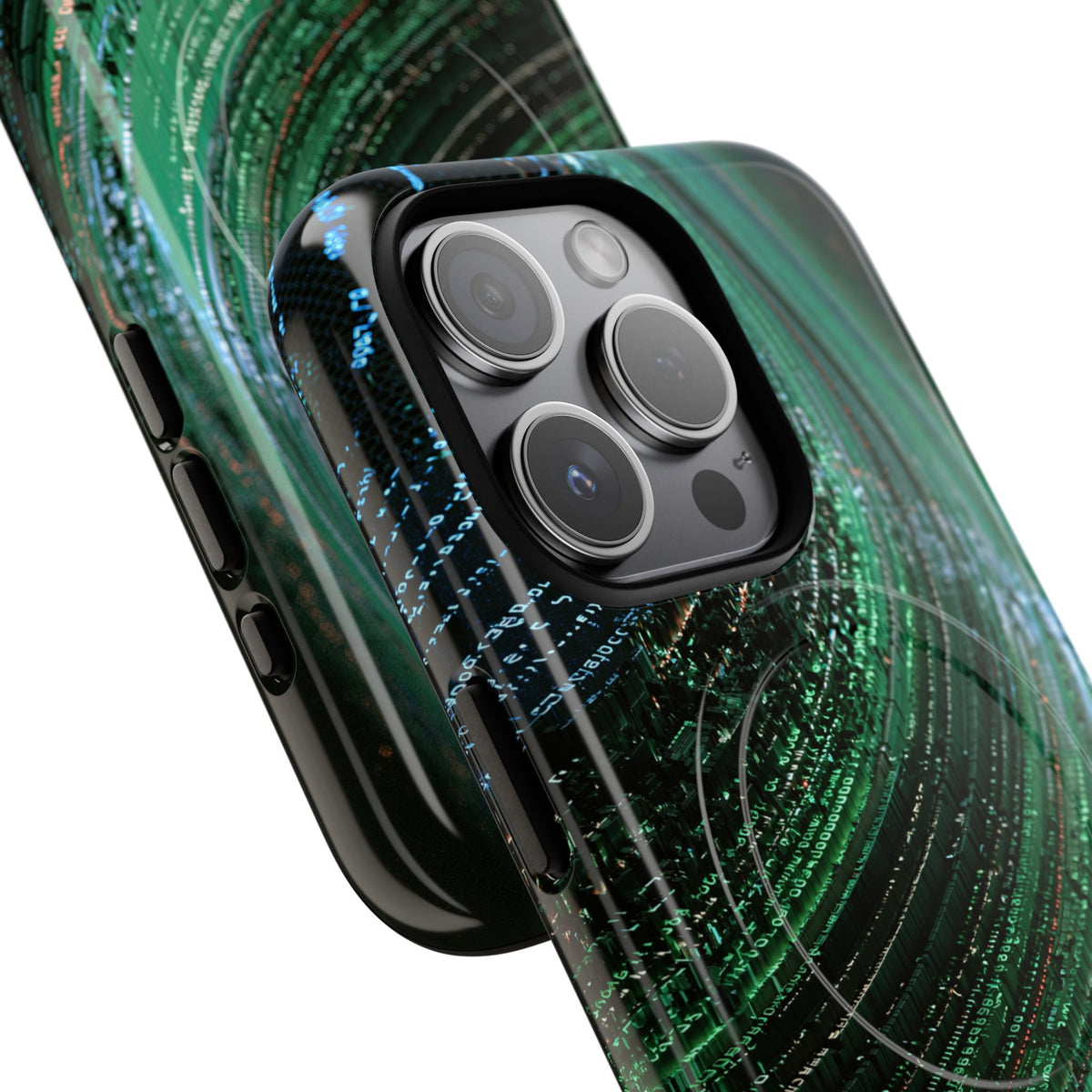 Orbital Data Stream · Tough 2.0 Magnetic Phone Case for iPhone · Green