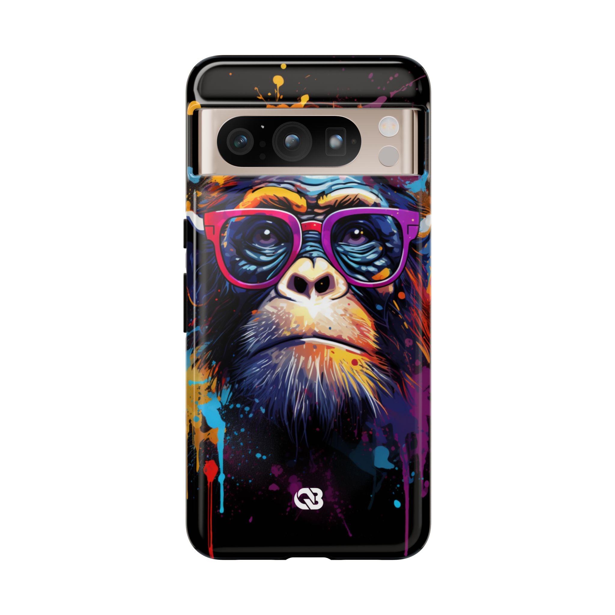 Neon Splatter Primate · Tough Phone Case for Google Pixel