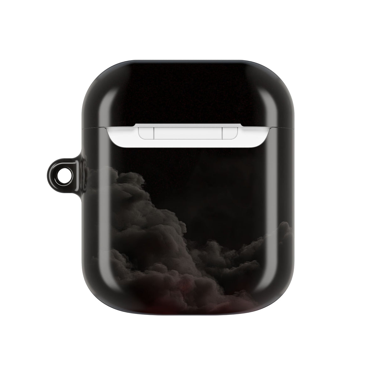 Crimson Fog Void · Hard Case for AirPods & AirPods Pro · Black