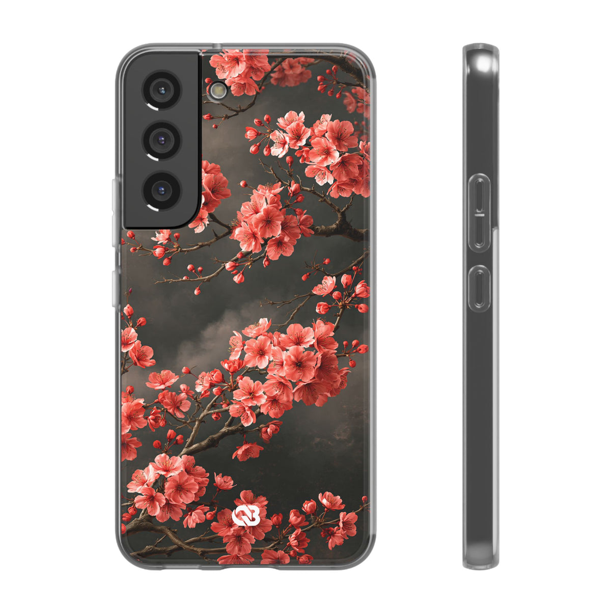 Dark Sakura Nocturne · Lite Phone Case for Samsung · Black