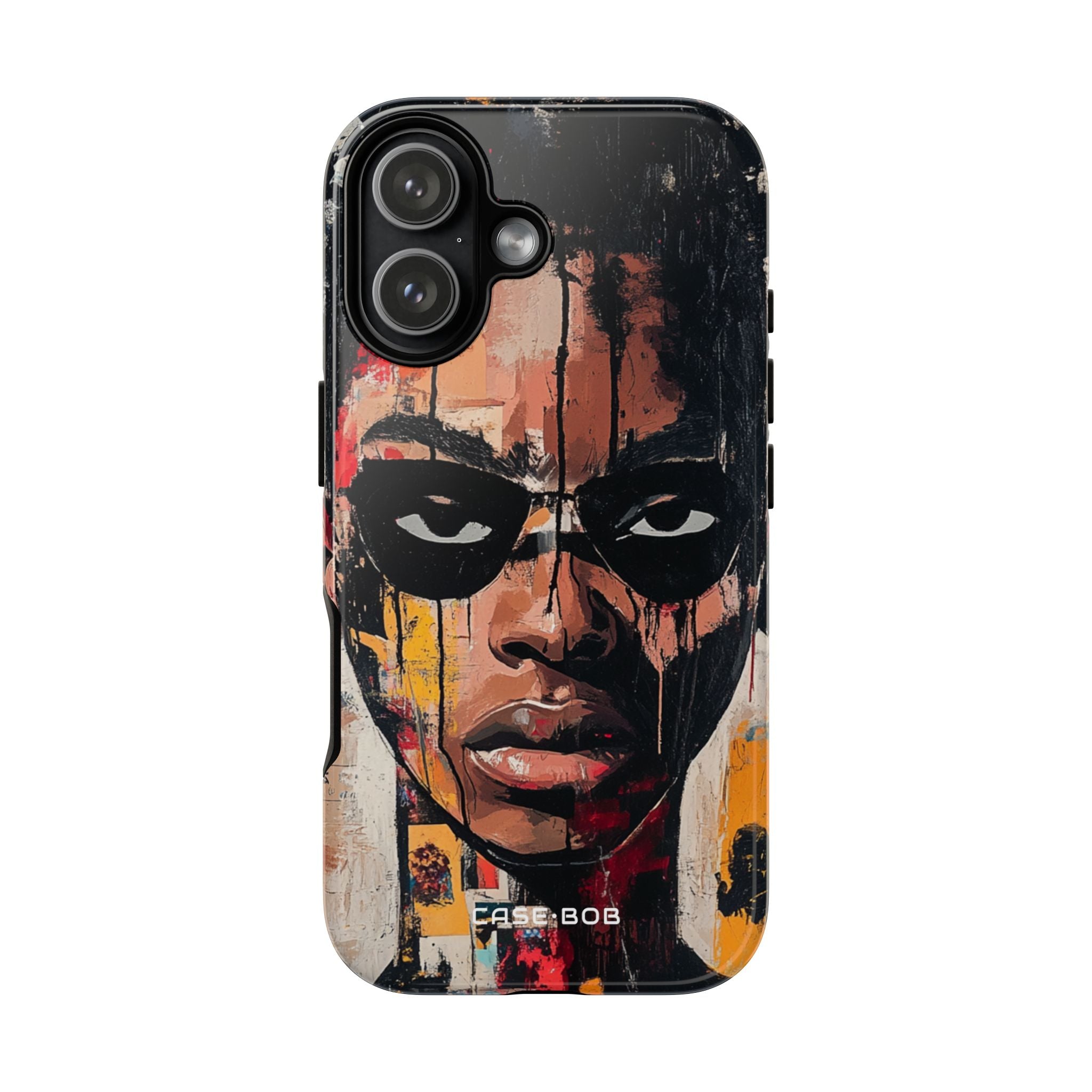 Masked Portrait Drips iPhone 17 Case - Tough - CASE•BOB