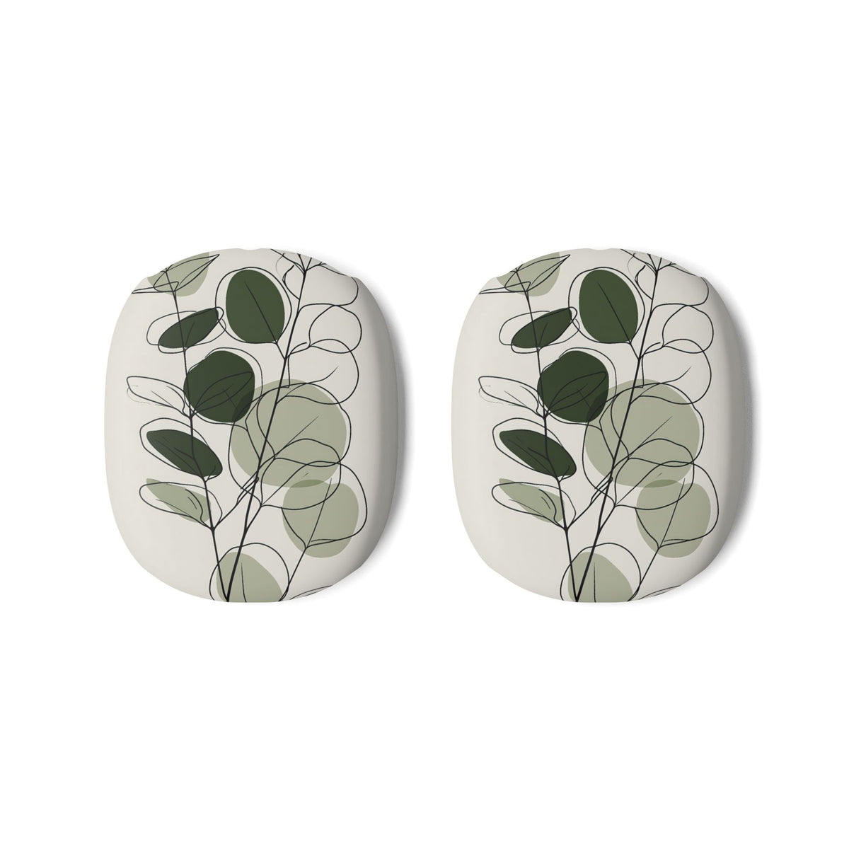 Eucalyptus Foliage Study · Hard Case for AirPods Max · Green