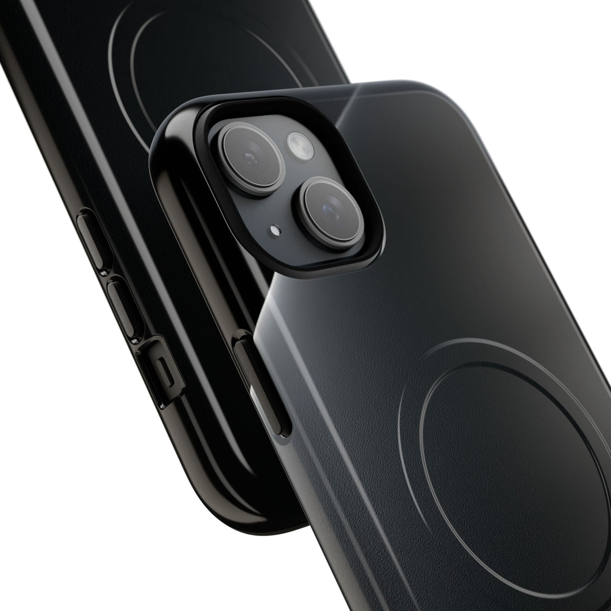 Black Tough 2.0 Magsafe Phone Case for iPhone - Obsidian Lunar Arch