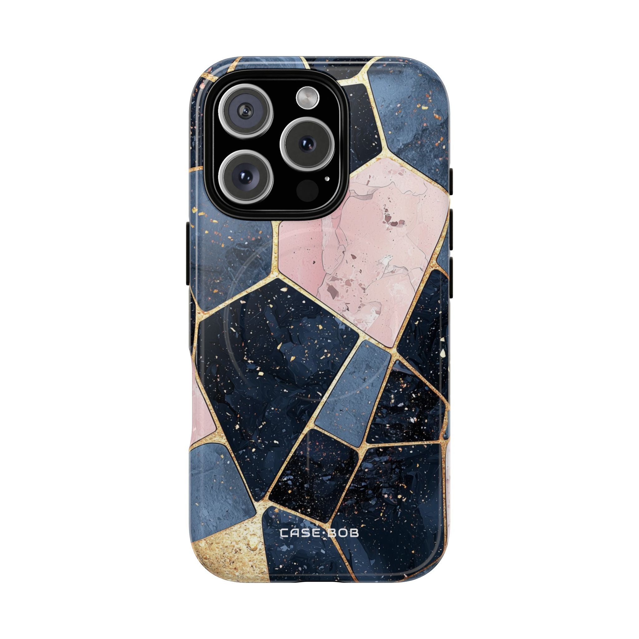 Golden Mosaic iPhone 16 Pro Case - Tough+ - CASE•BOB