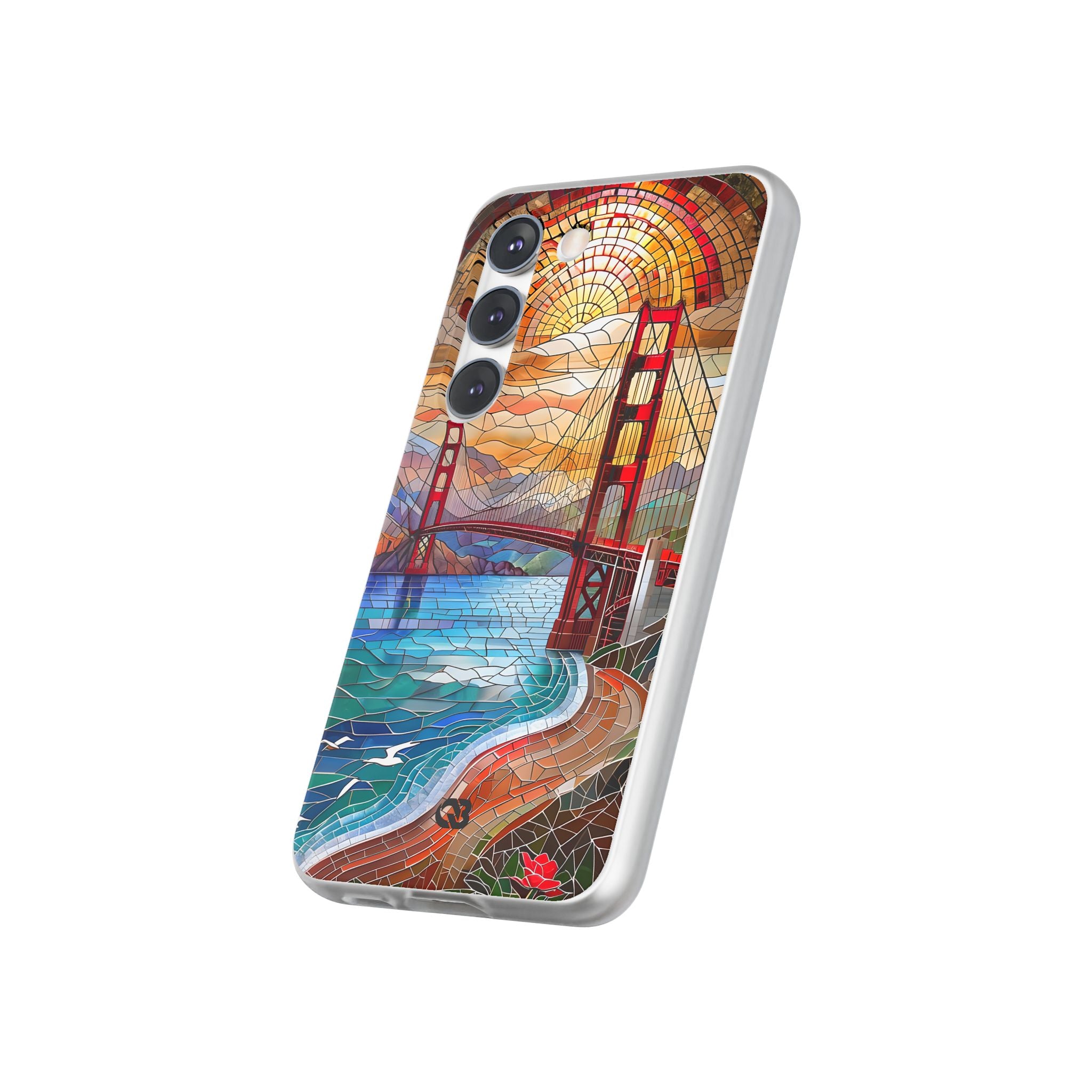 Crimson Arch Coast · Soft Custodia per Samsung