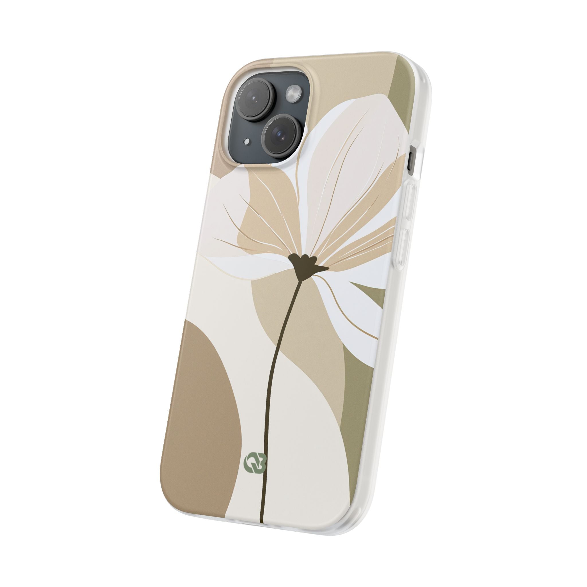 Beige Lite Phone Case for iPhone - Sage Linen Magnolia