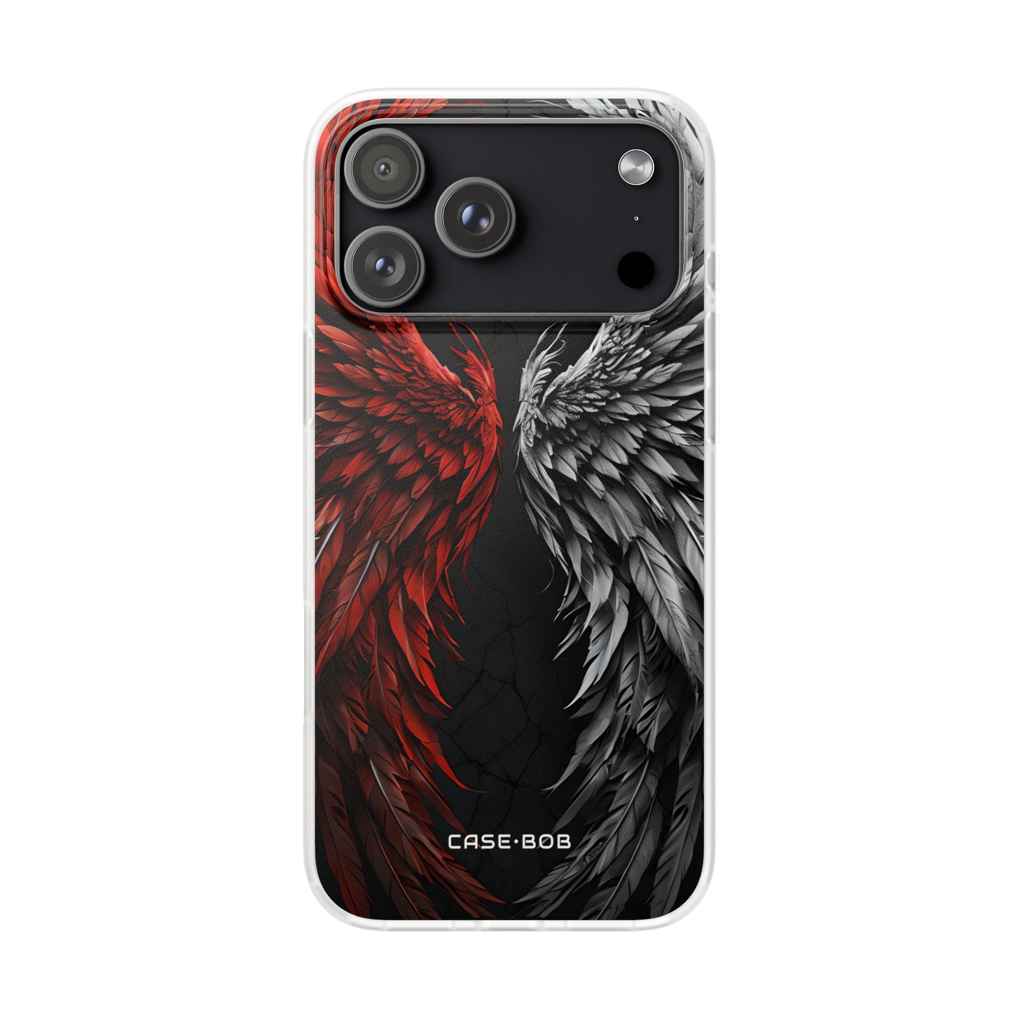 Crimson White Wings iPhone 17 Pro MaxCase - Soft - CASE•BOB