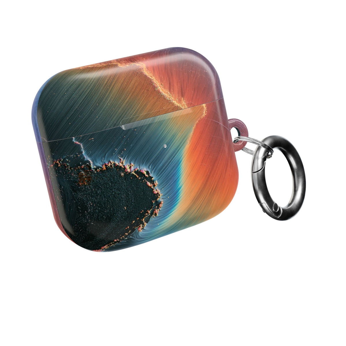 Prismatic Aura Shift · Hard Case for AirPods & AirPods Pro · Blue