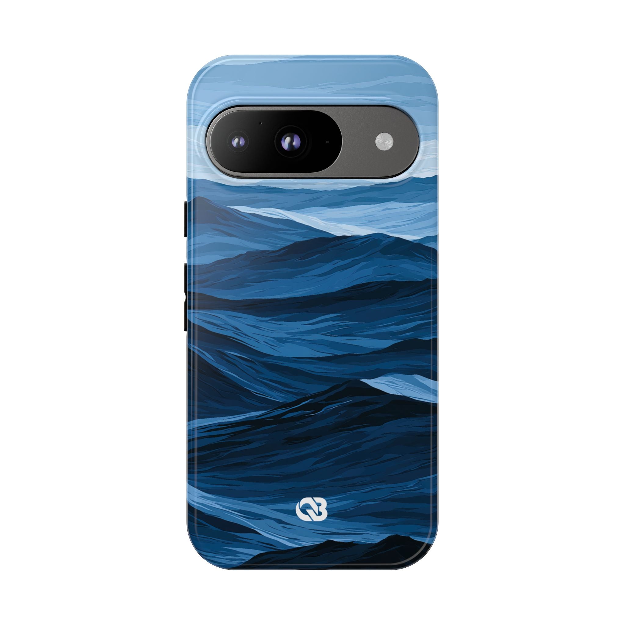 Blue Tough Phone Case for Google Pixel - Cobalt Ridge Tides