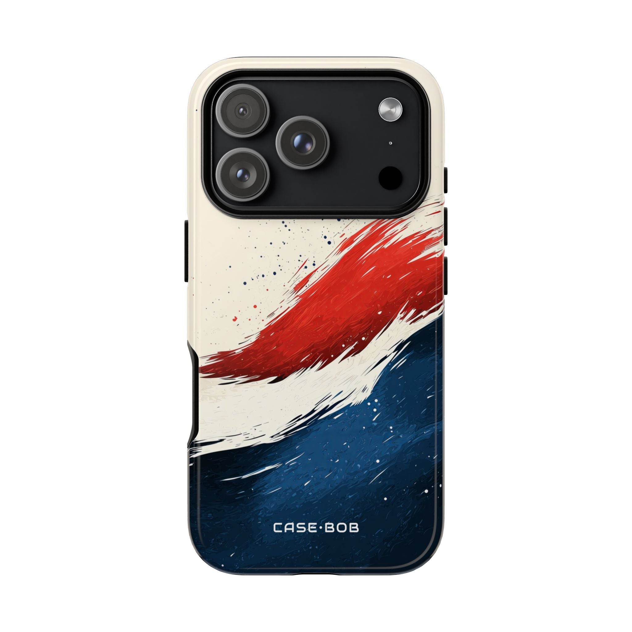 Red Surge iPhone 17 Pro Case - Tough - CASE•BOB