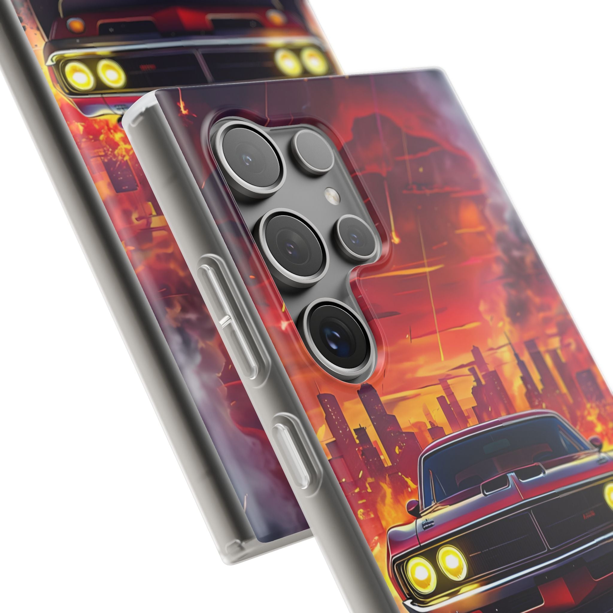 Inferno City Run · Soft Phone Case for Samsung
