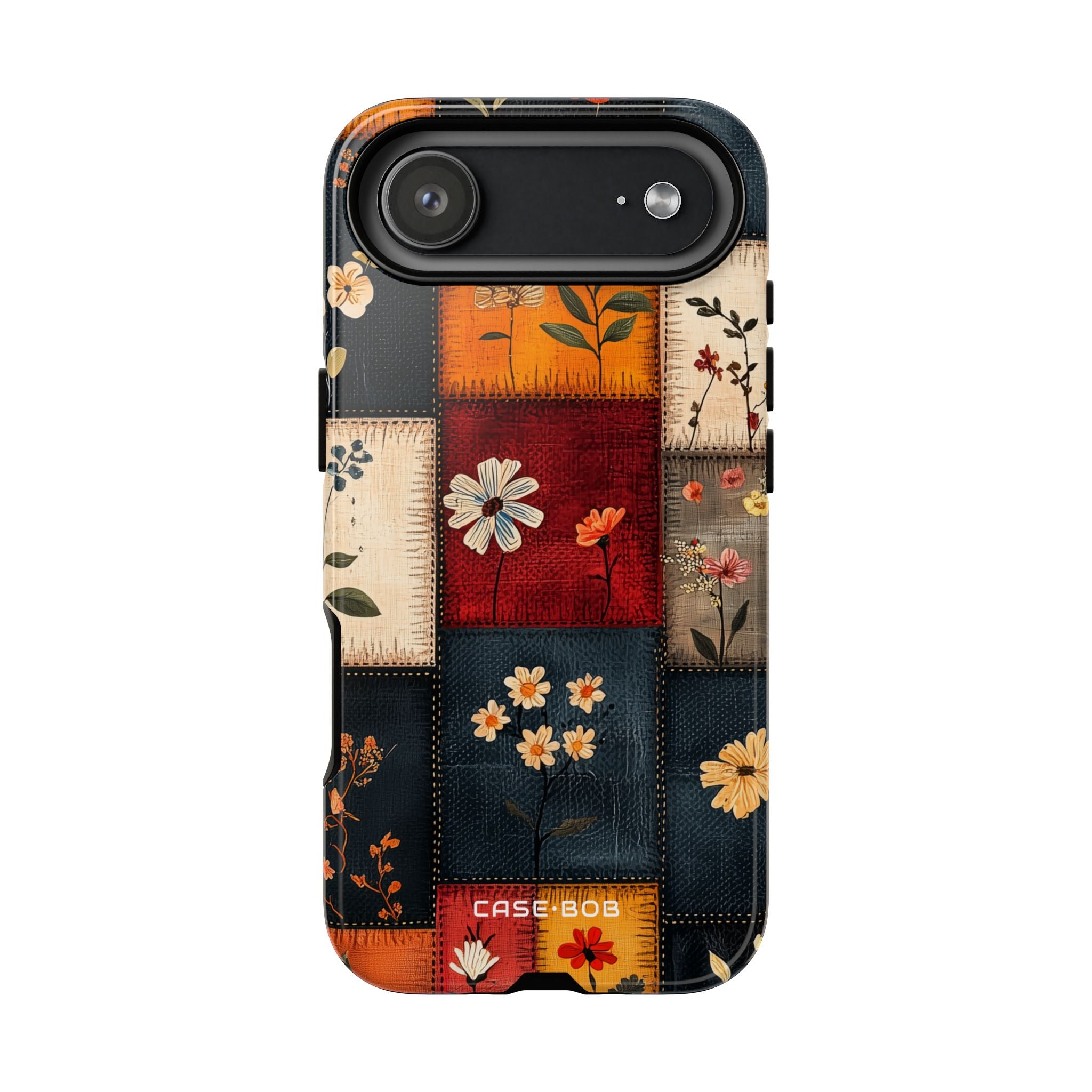 Patchwork Blooms iPhone 17 Air Case - Tough - CASE•BOB