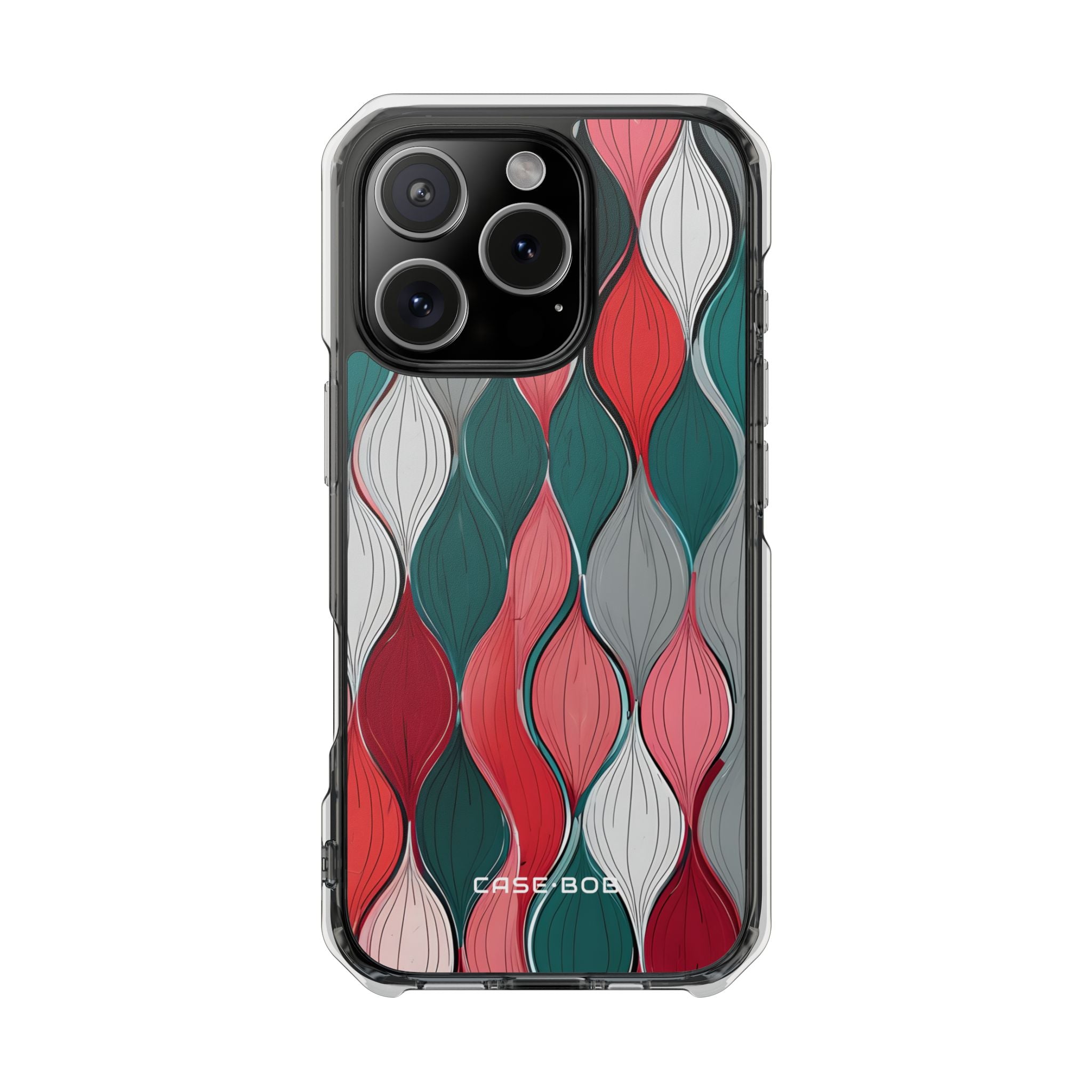 Leaf Cascade Teal iPhone 16 Pro Case - Impact