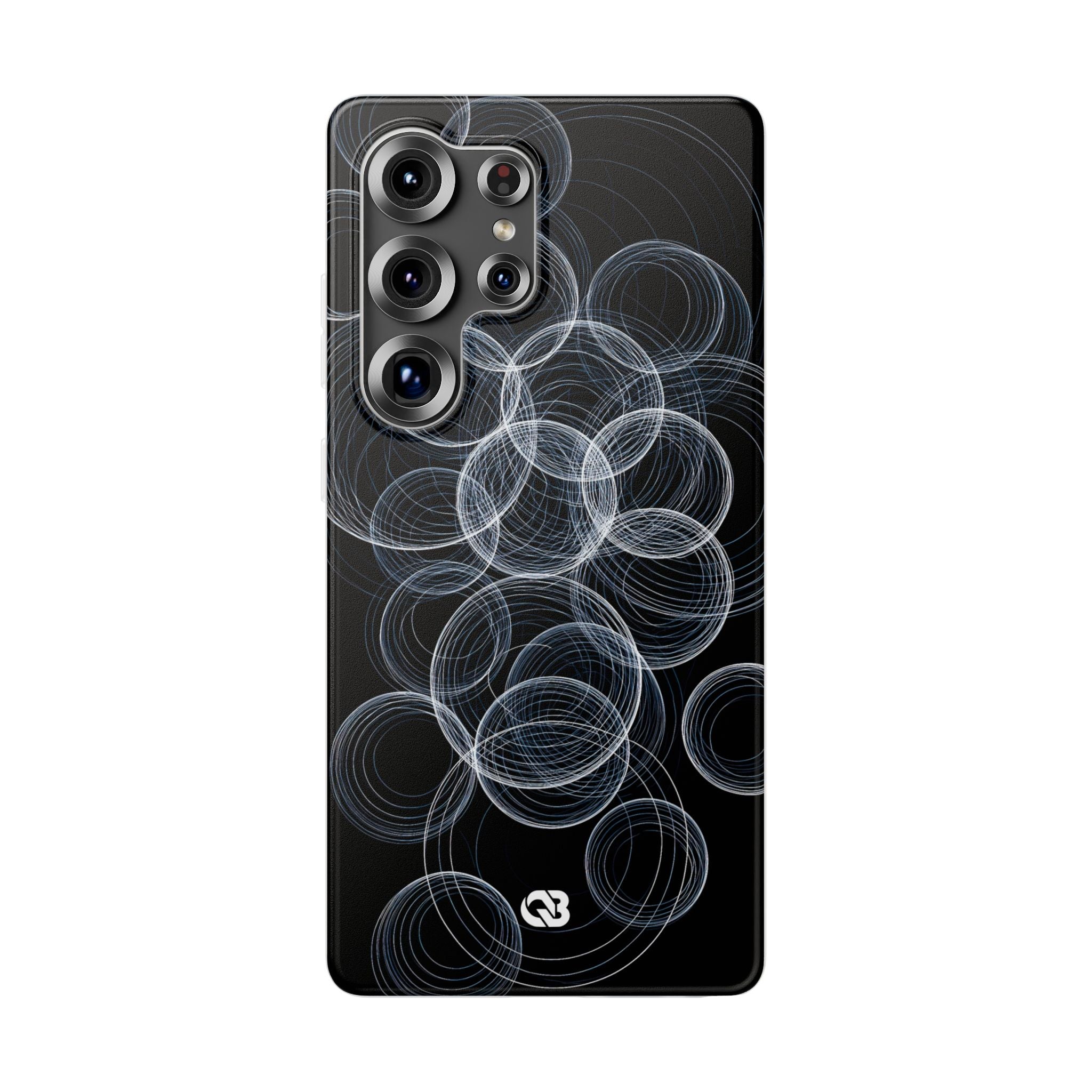 Black Lite Phone Case for Samsung - Frosted Ring Matrix