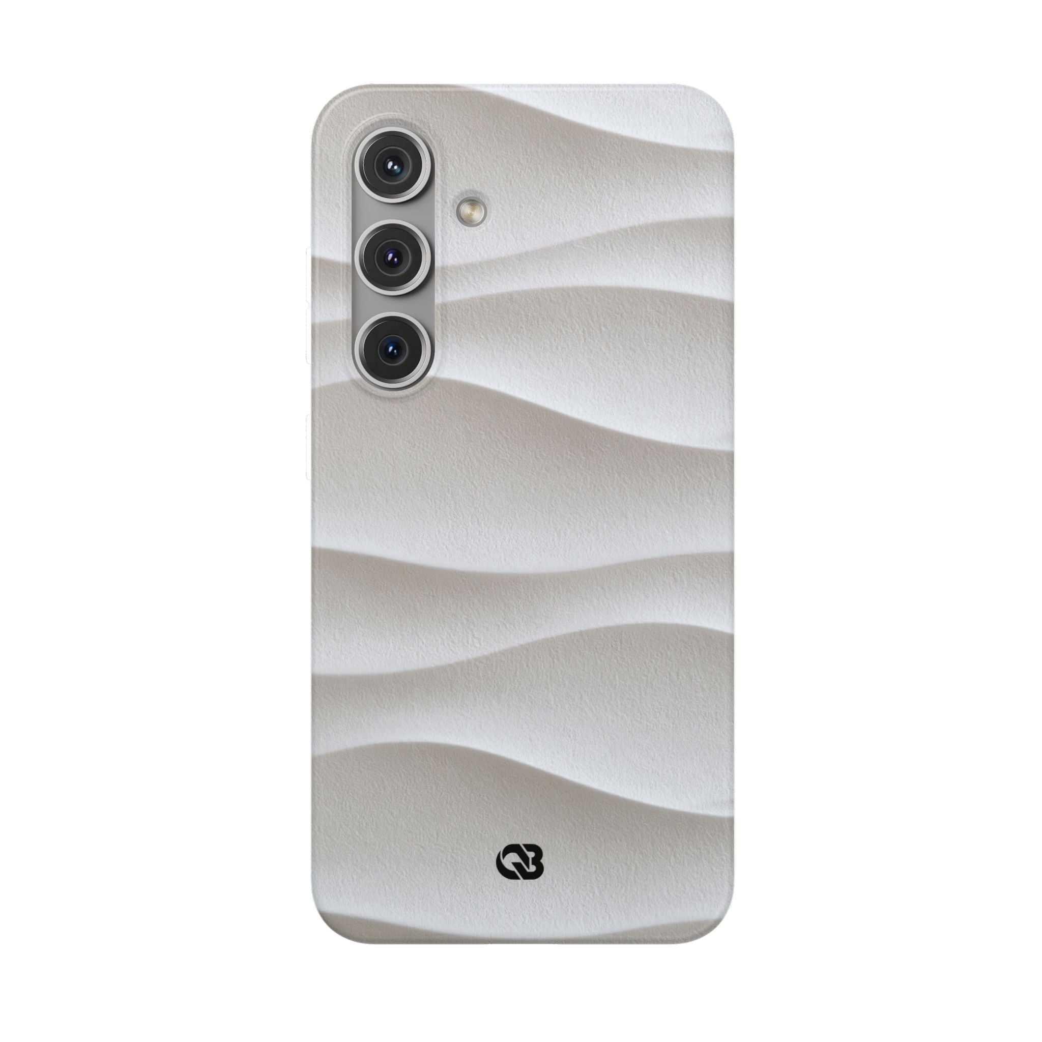 White Lite Phone Case for Samsung - Arctic Flow Ridges