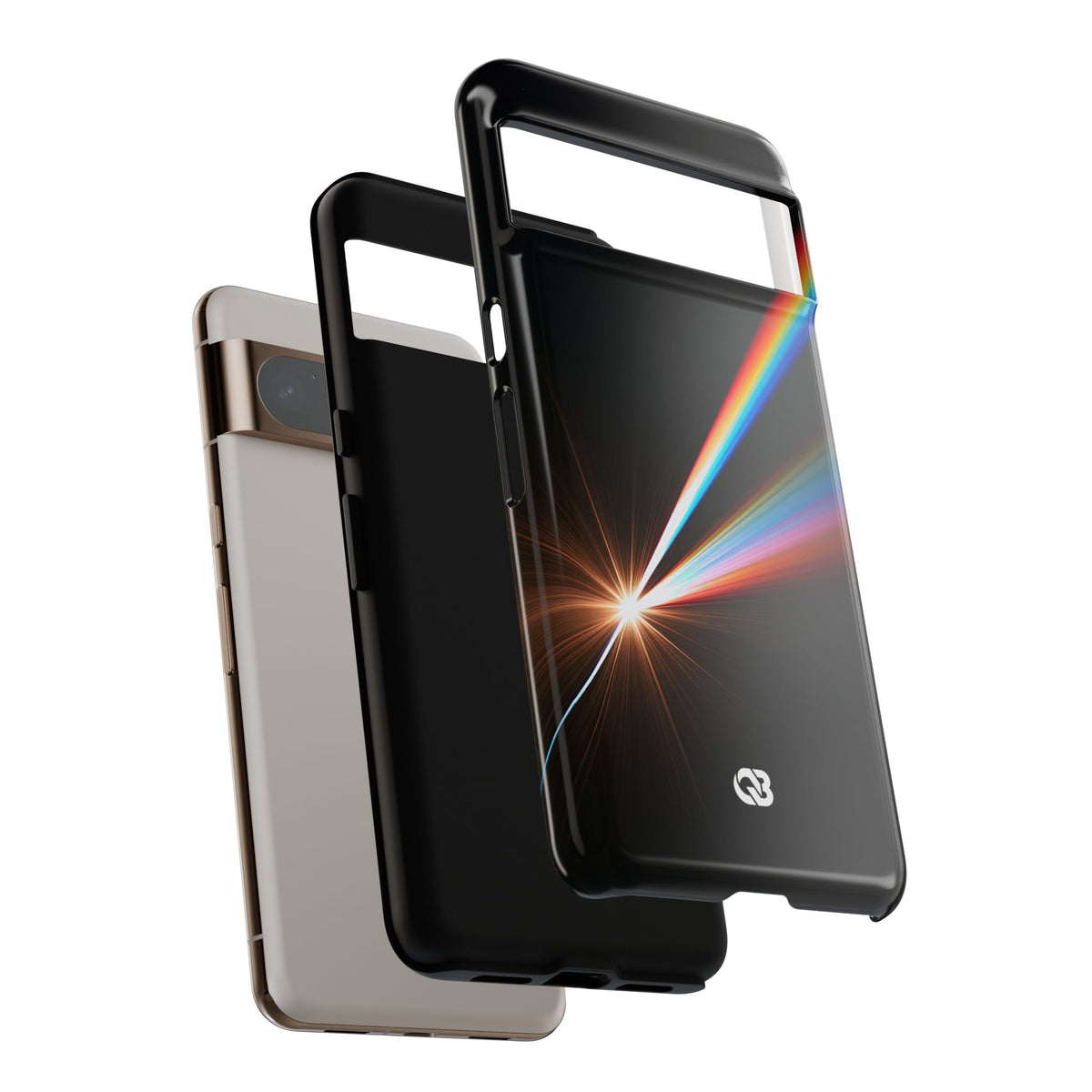 Spectral Refraction · Tough Phone Case for Pixel · Black
