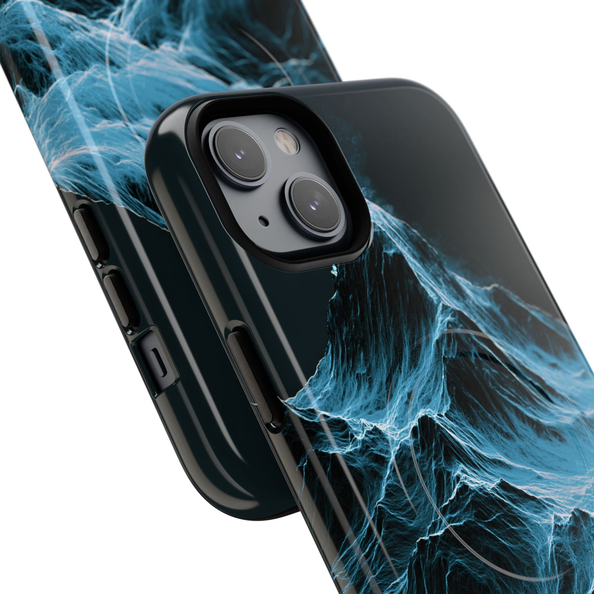 Nordic Frost Peak · Tough 2.0 Magnetic Phone Case for iPhone · Blue