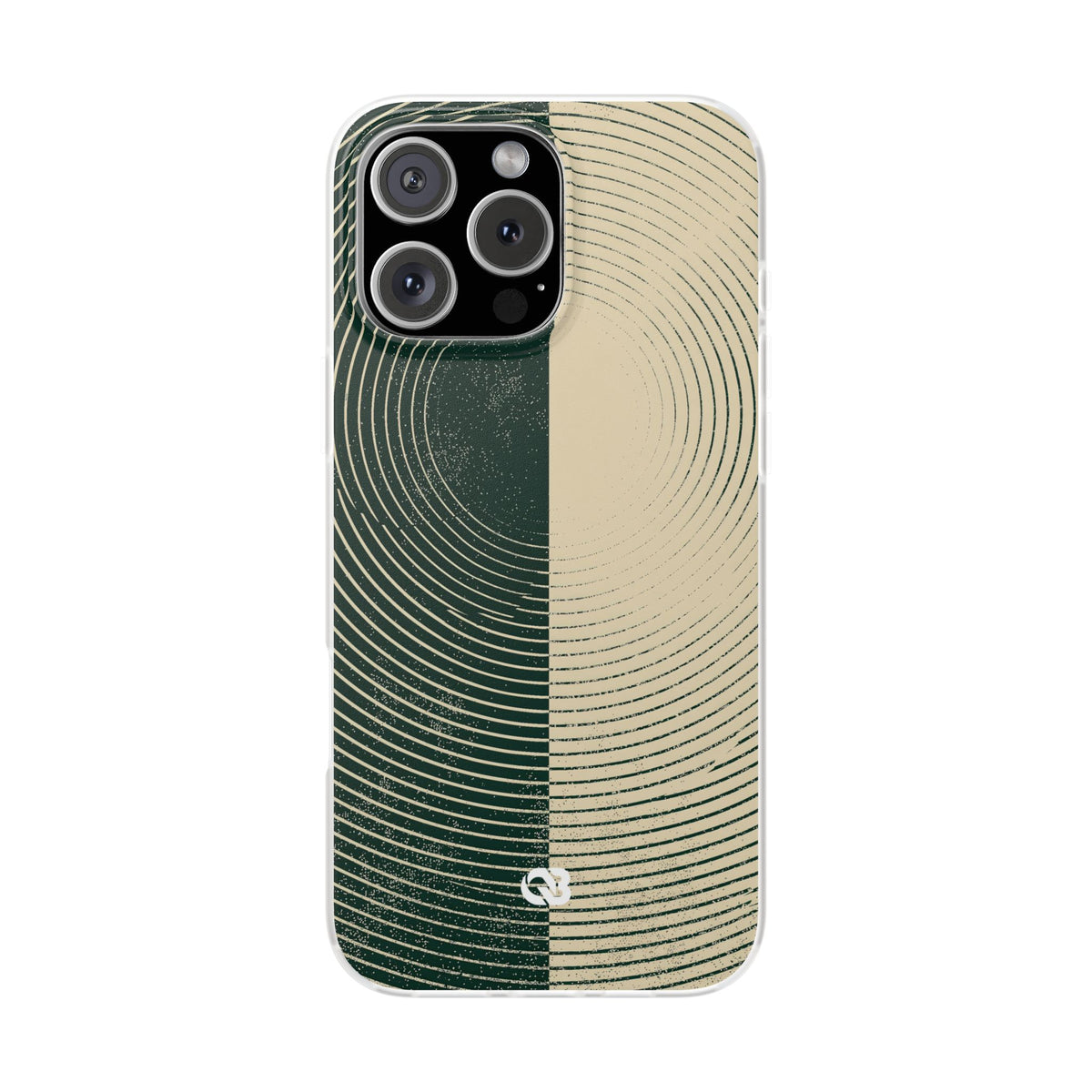Concentric Duality · Lite Phone Case for iPhone · Green
