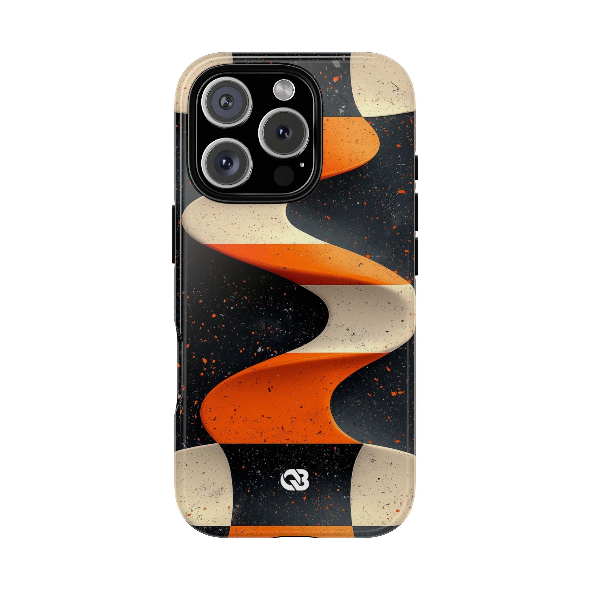 Orange Grit Twist · Tough Phone Case for iPhone