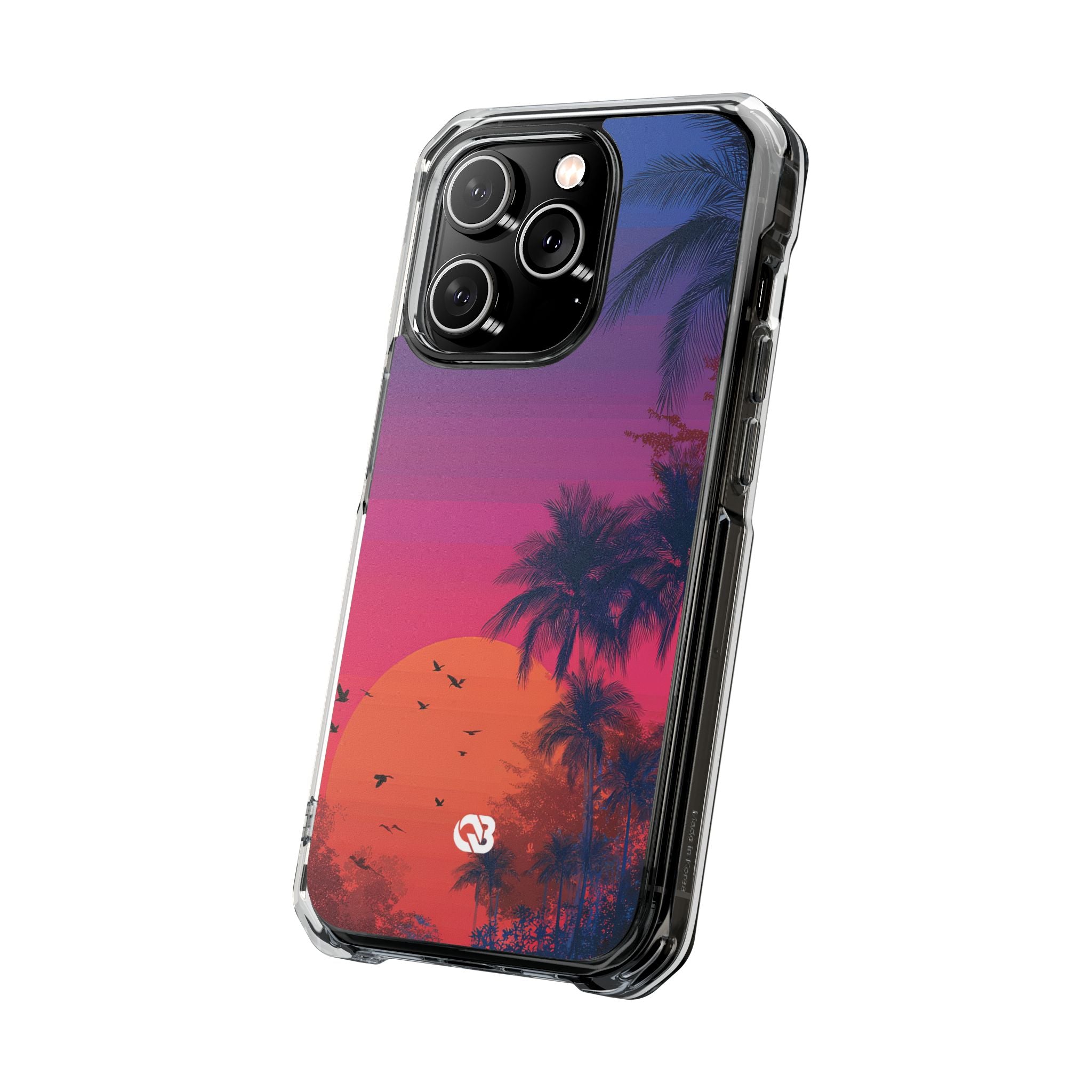 Neon Horizon Palms · Impact Phone Case for iPhone · Magsafe
