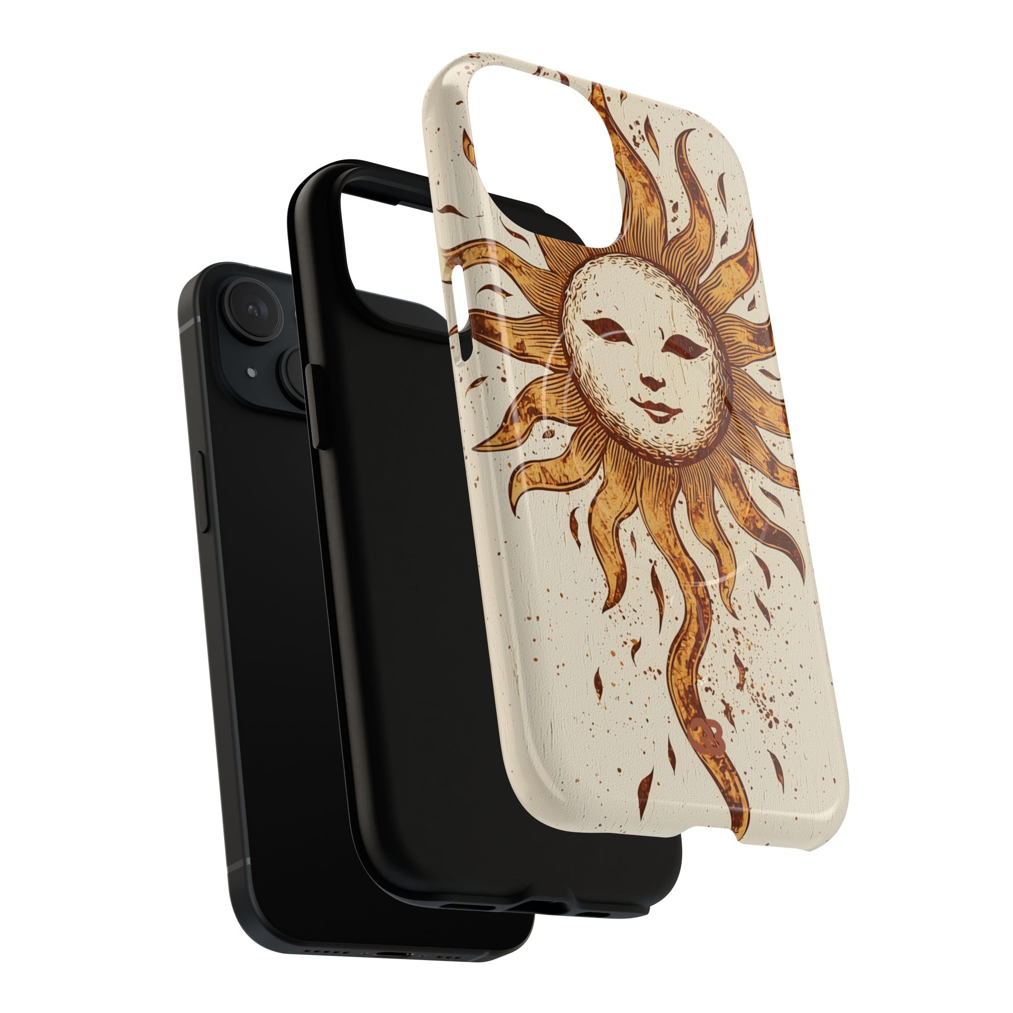 Rustic Solar Mask · Tough+ Phone Case for iPhone · Magsafe