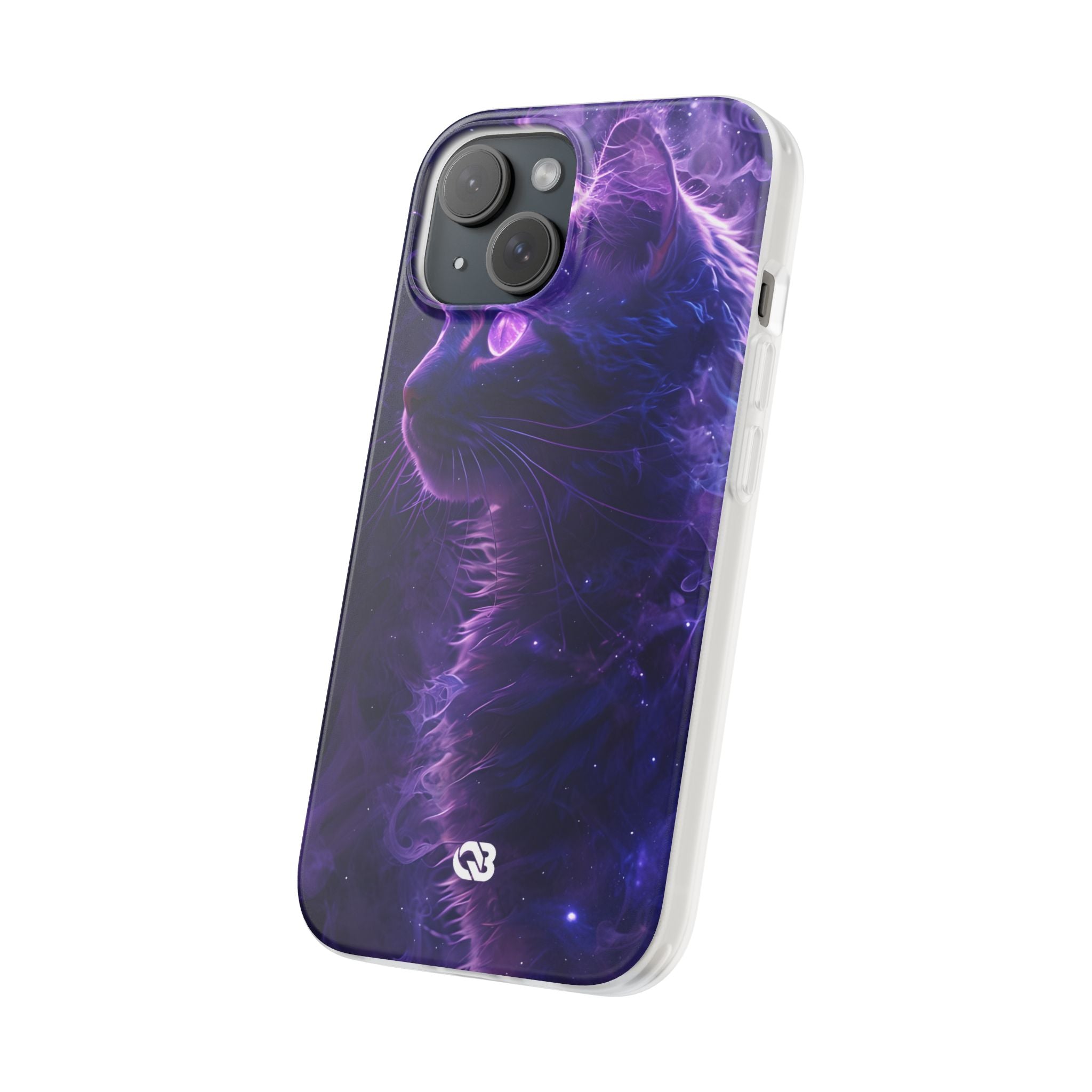 Purple Void Feline · Soft Custodia per iPhone