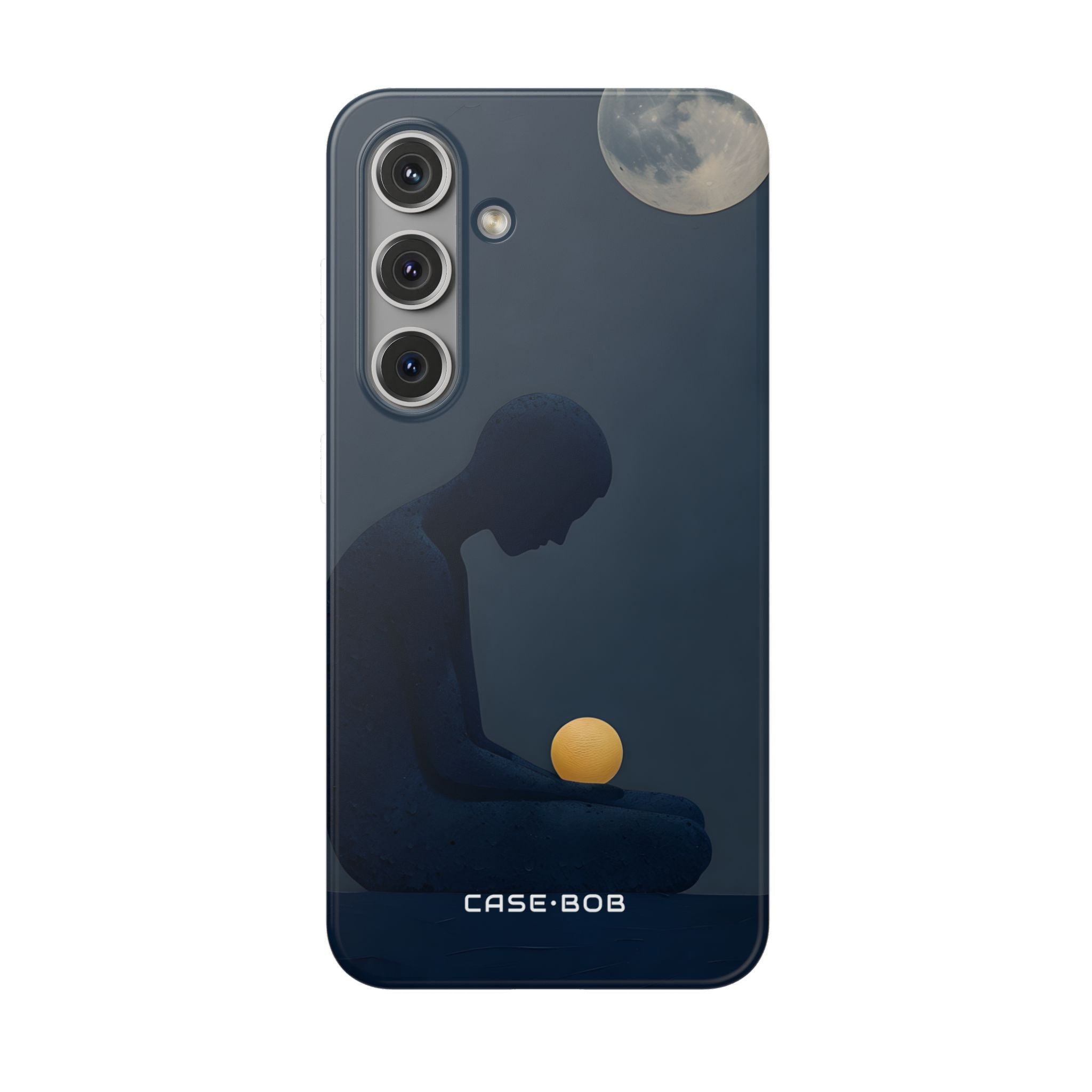 Moonlit Contemplation Samsung S24 Case - Soft