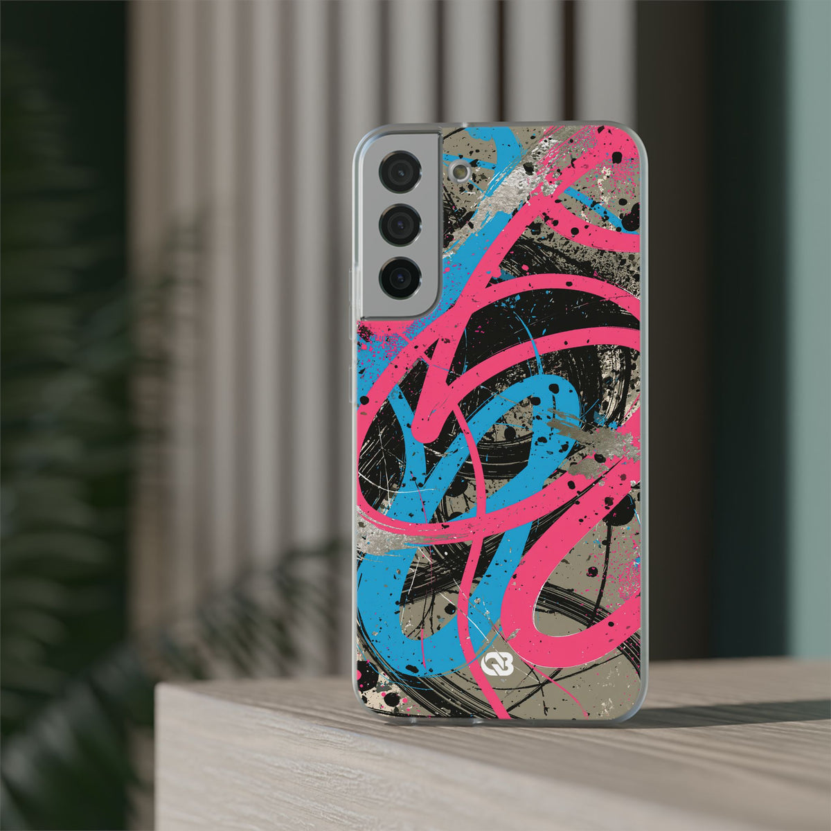 Cyber Splatter Flow · Lite Phone Case for Samsung · Pink
