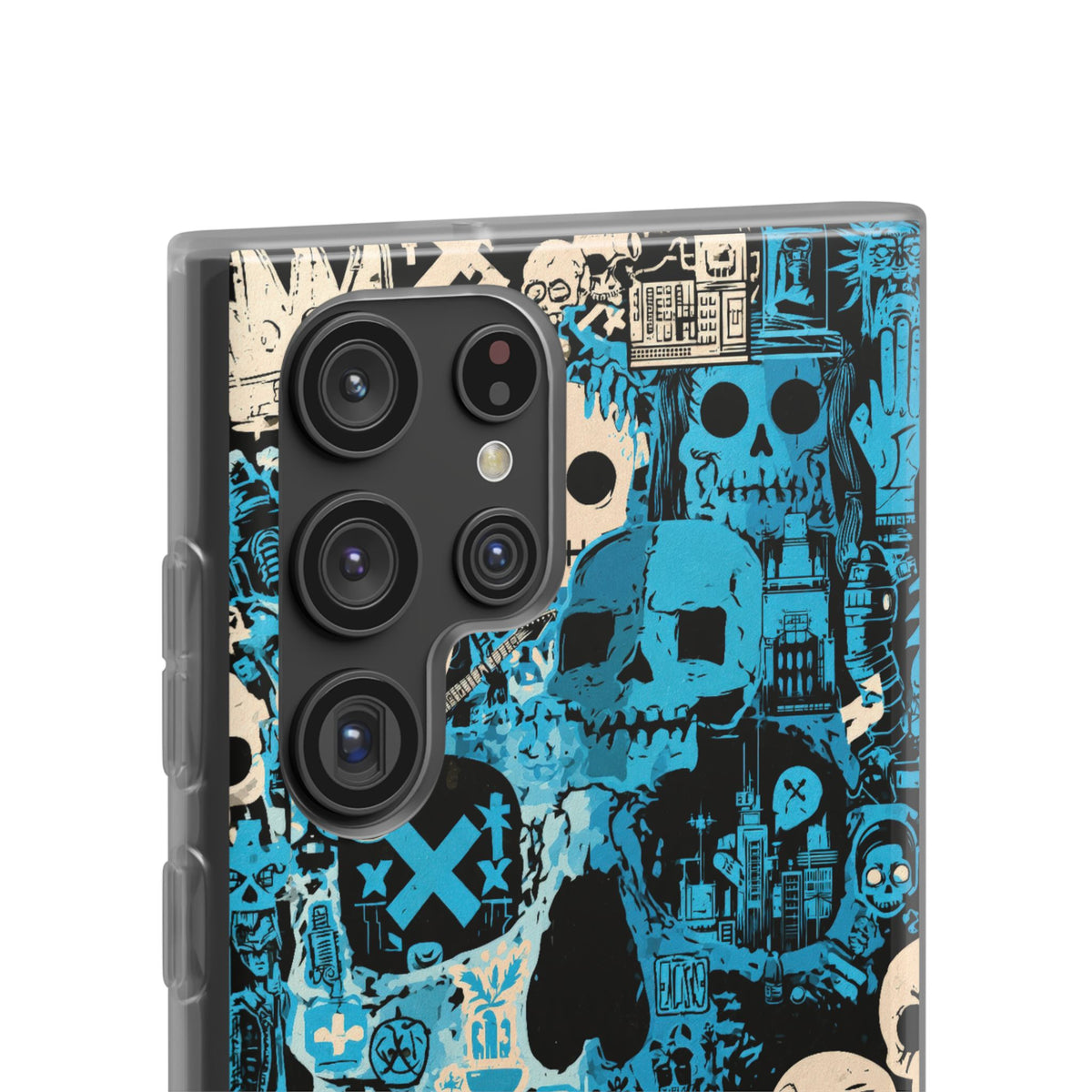 Electric Skull Graffiti · Lite Phone Case for Samsung · Blue