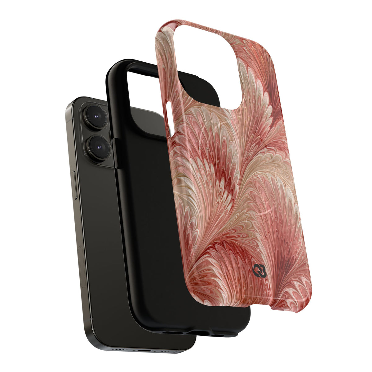 Blush Petal Plume · Tough 2.0 Magnetic Phone Case for iPhone · Pink