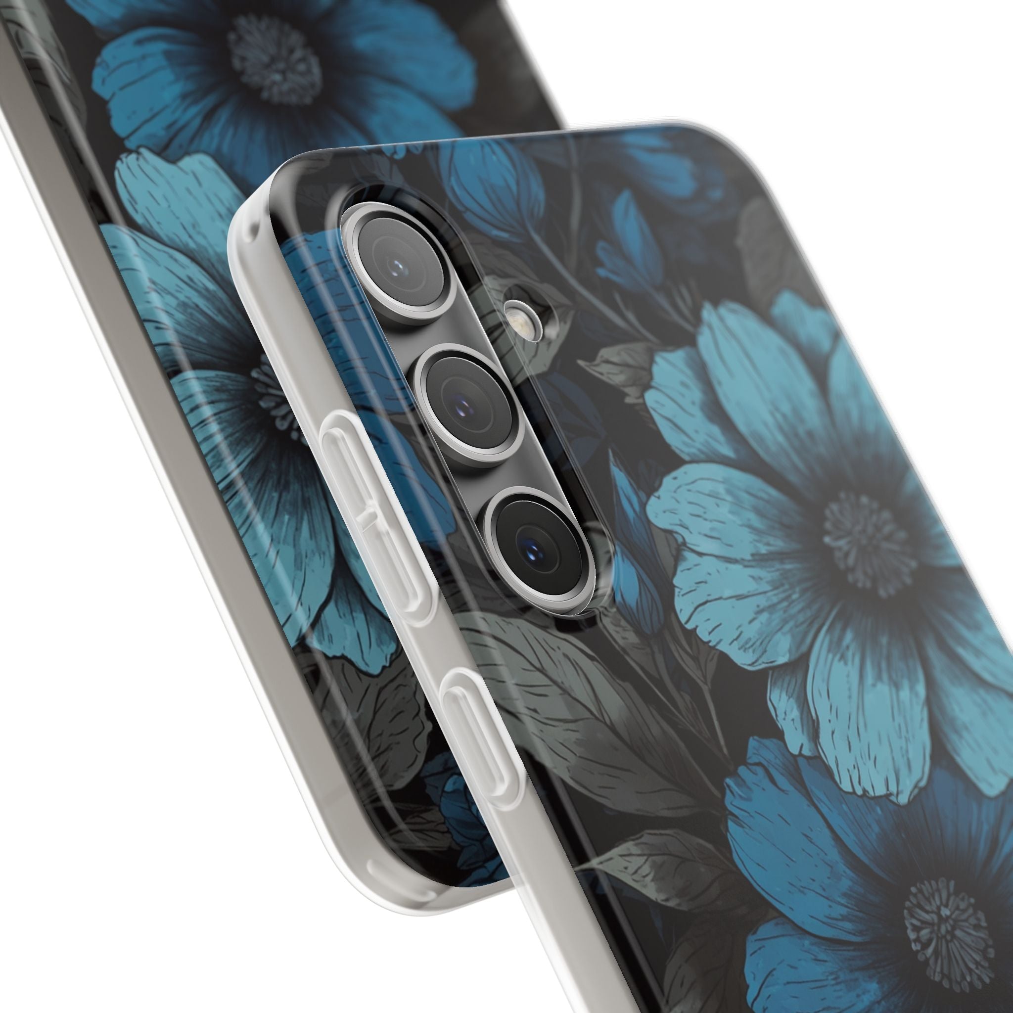 Blue Petal Radiance Samsung S24 Plus Case - Soft