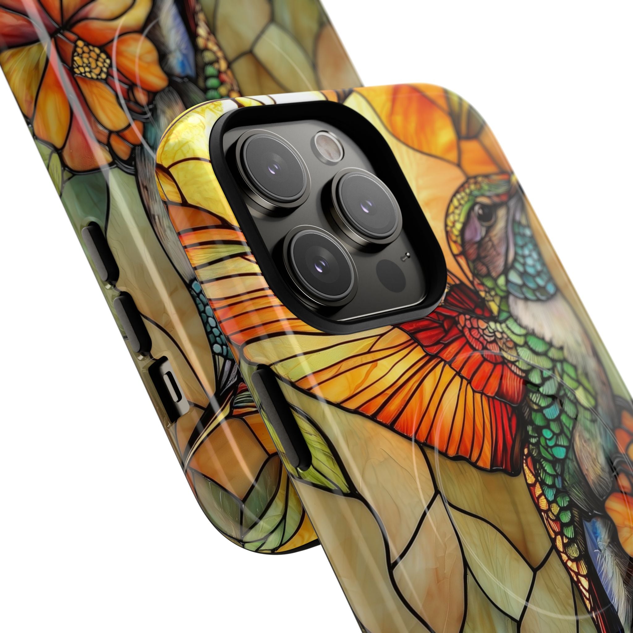 Amber Glass Hummingbird · Tough+ Phone Case for iPhone · Magsafe