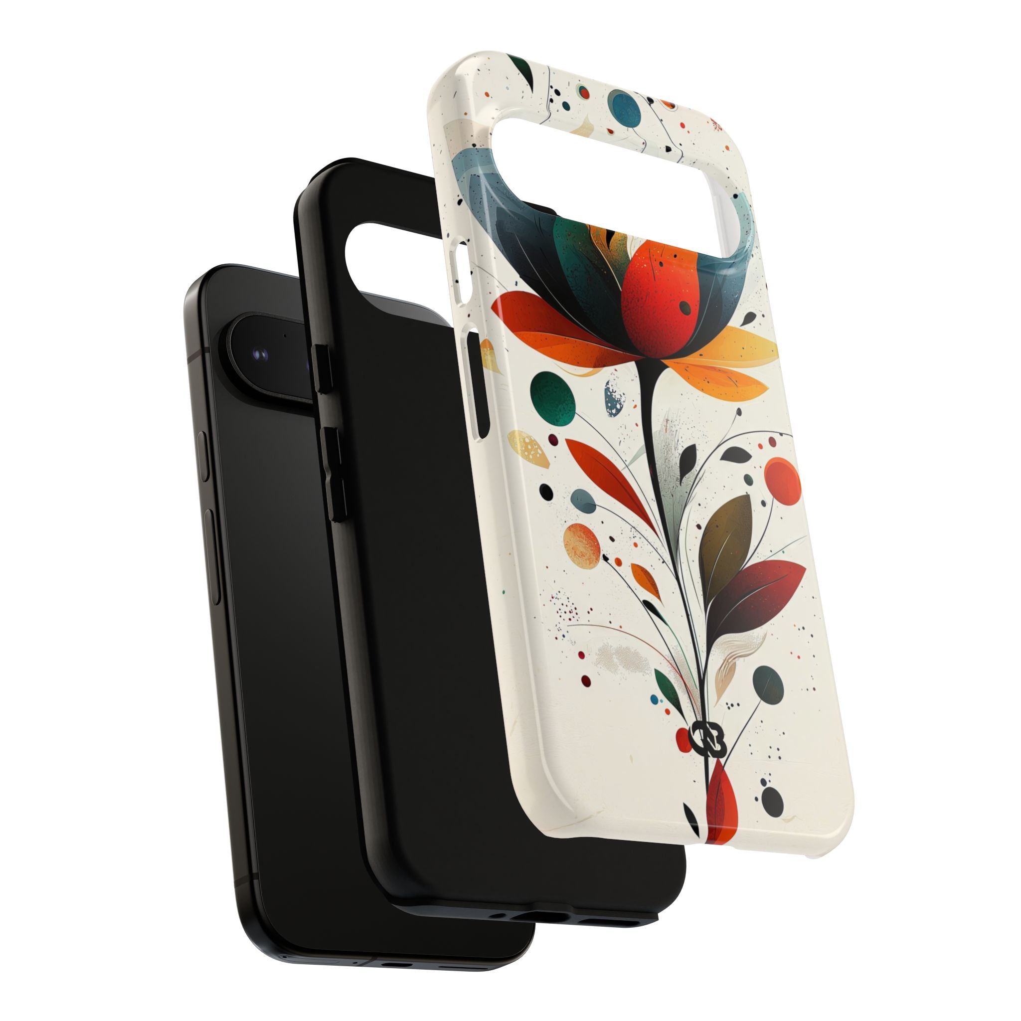 Burnt Petal Abstract · Tough Phone Case for Google Pixel