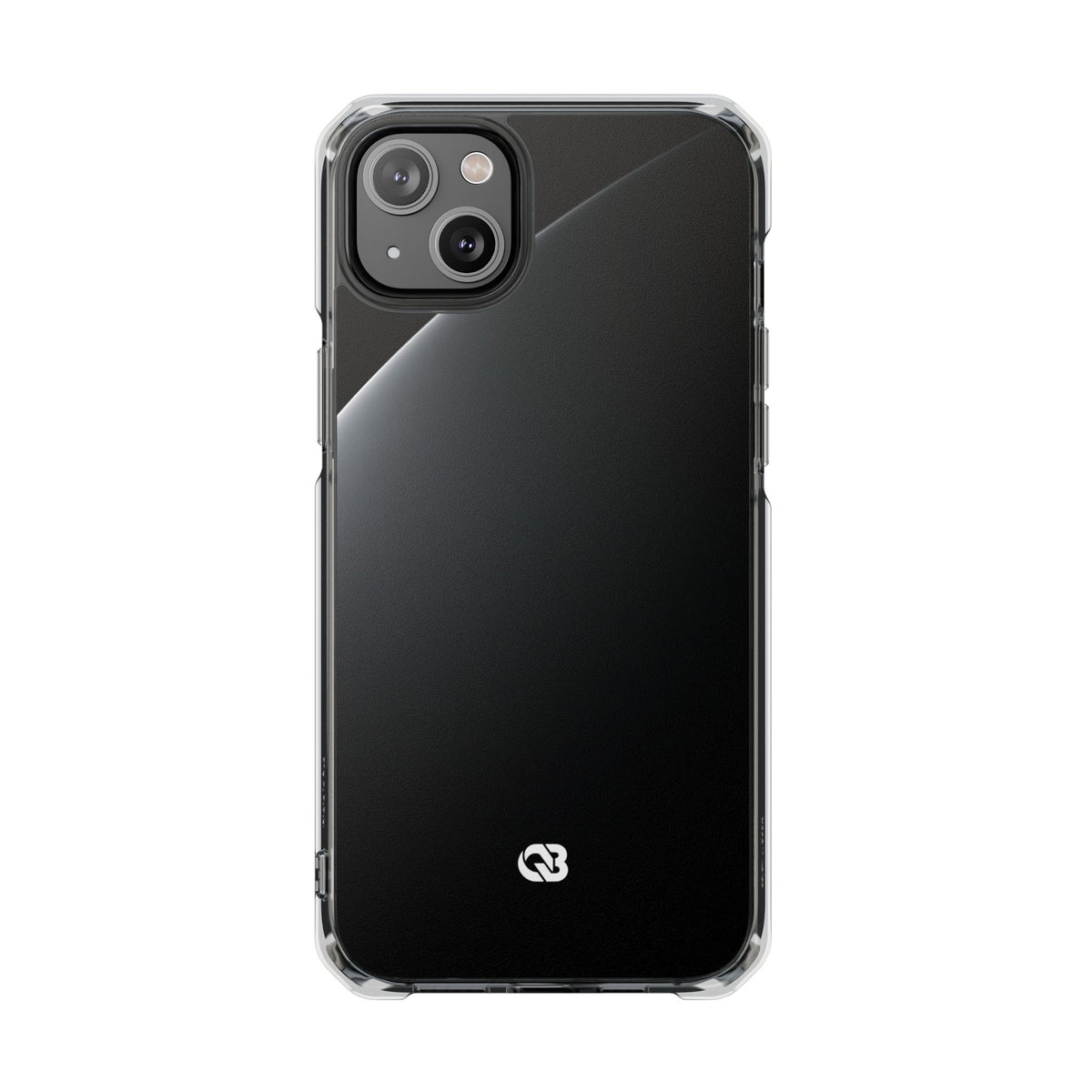 Obsidian Horizon · Clear Impact Magnetic Phone Case for iPhone · Black
