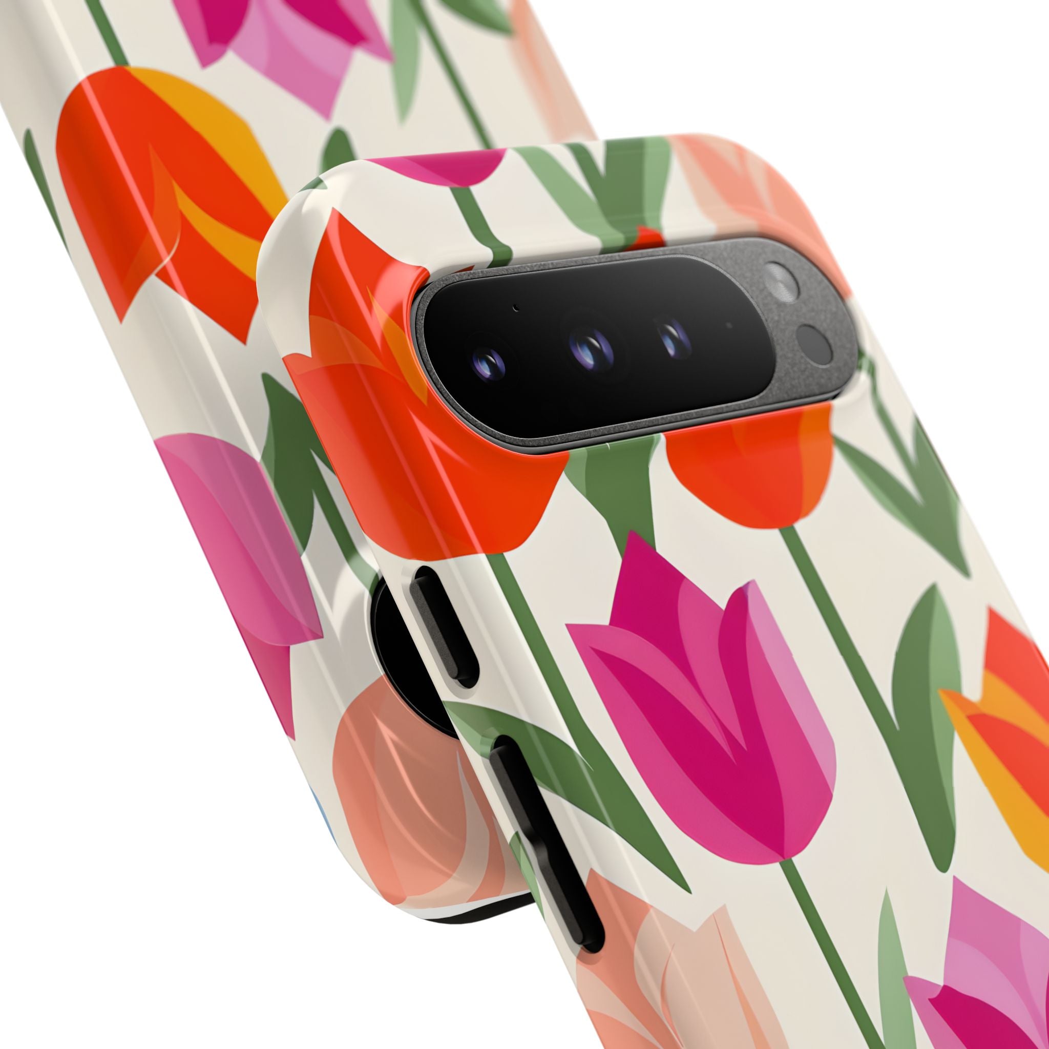 Vibrant Petal Grid · Tough Phone Case for Google Pixel