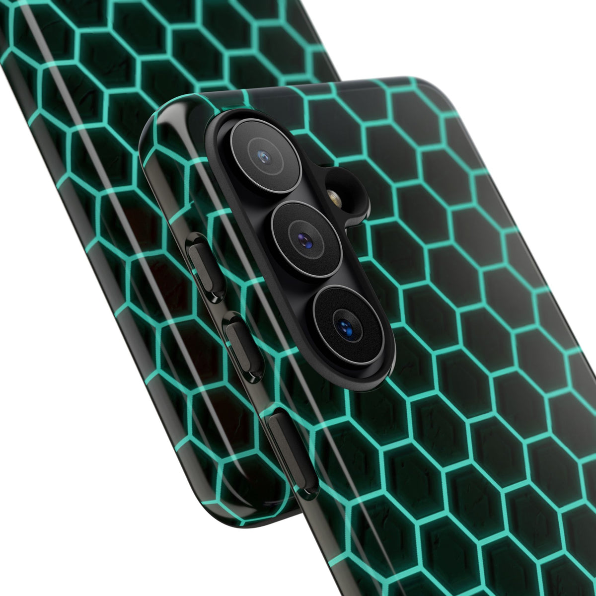 Neon Hex Spectrum · Tough Phone Case for Samsung · Teal