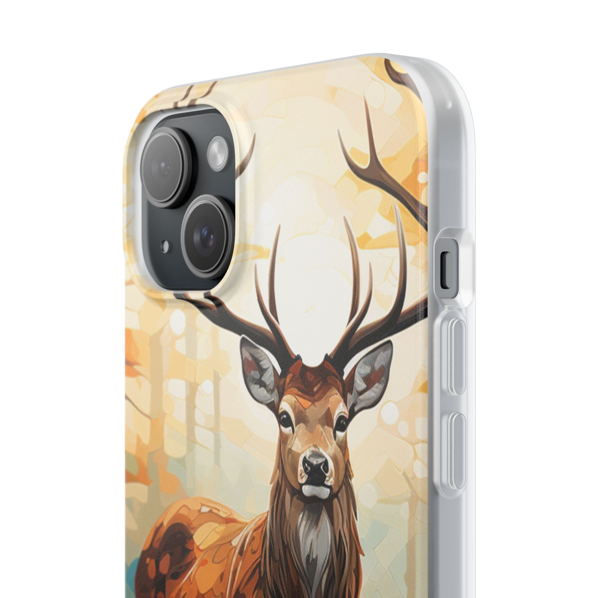 Glowing Stag iPhone 15 Plus Case - Soft - CASE•BOB