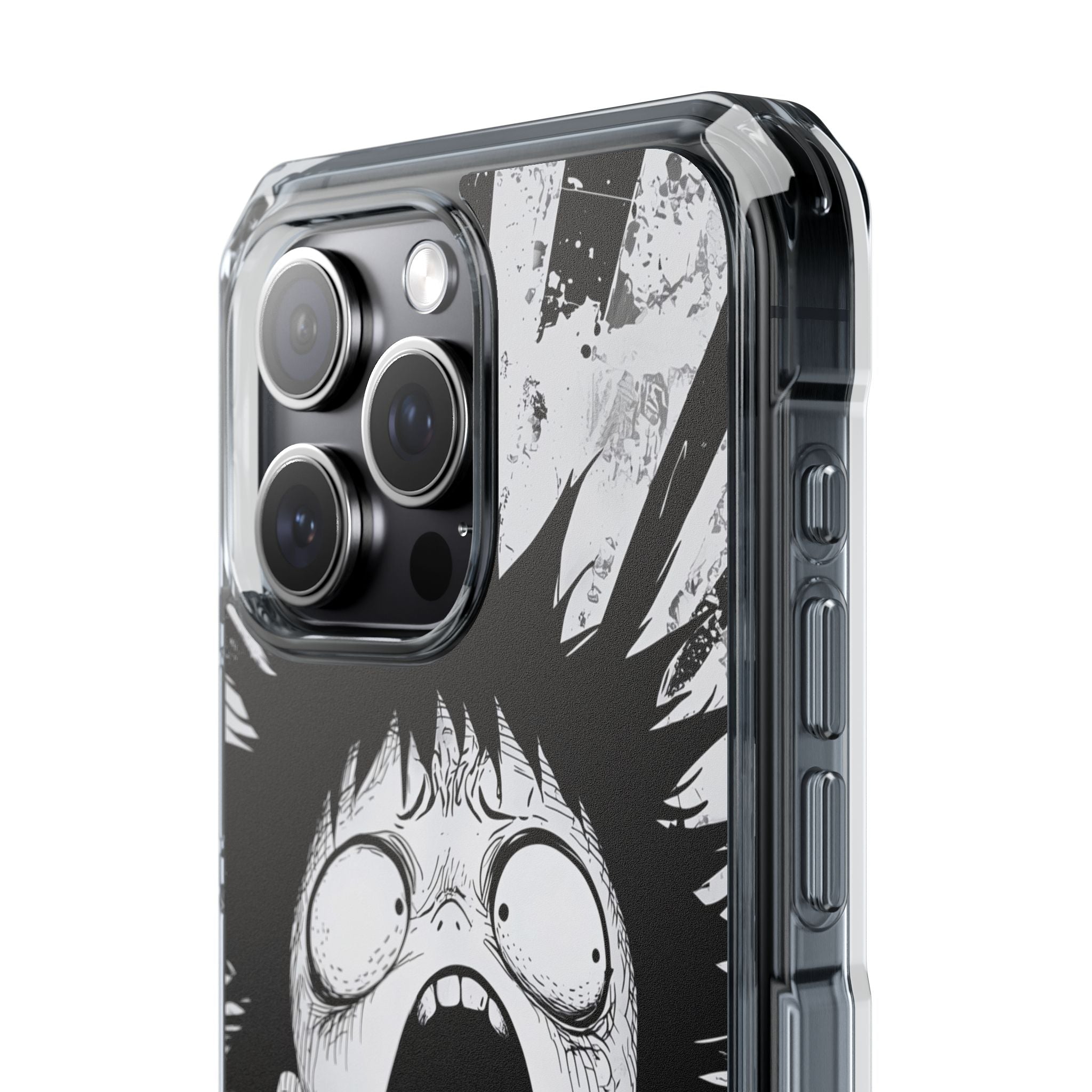 Chaotic Monochrome Scream · Impact Magsafe