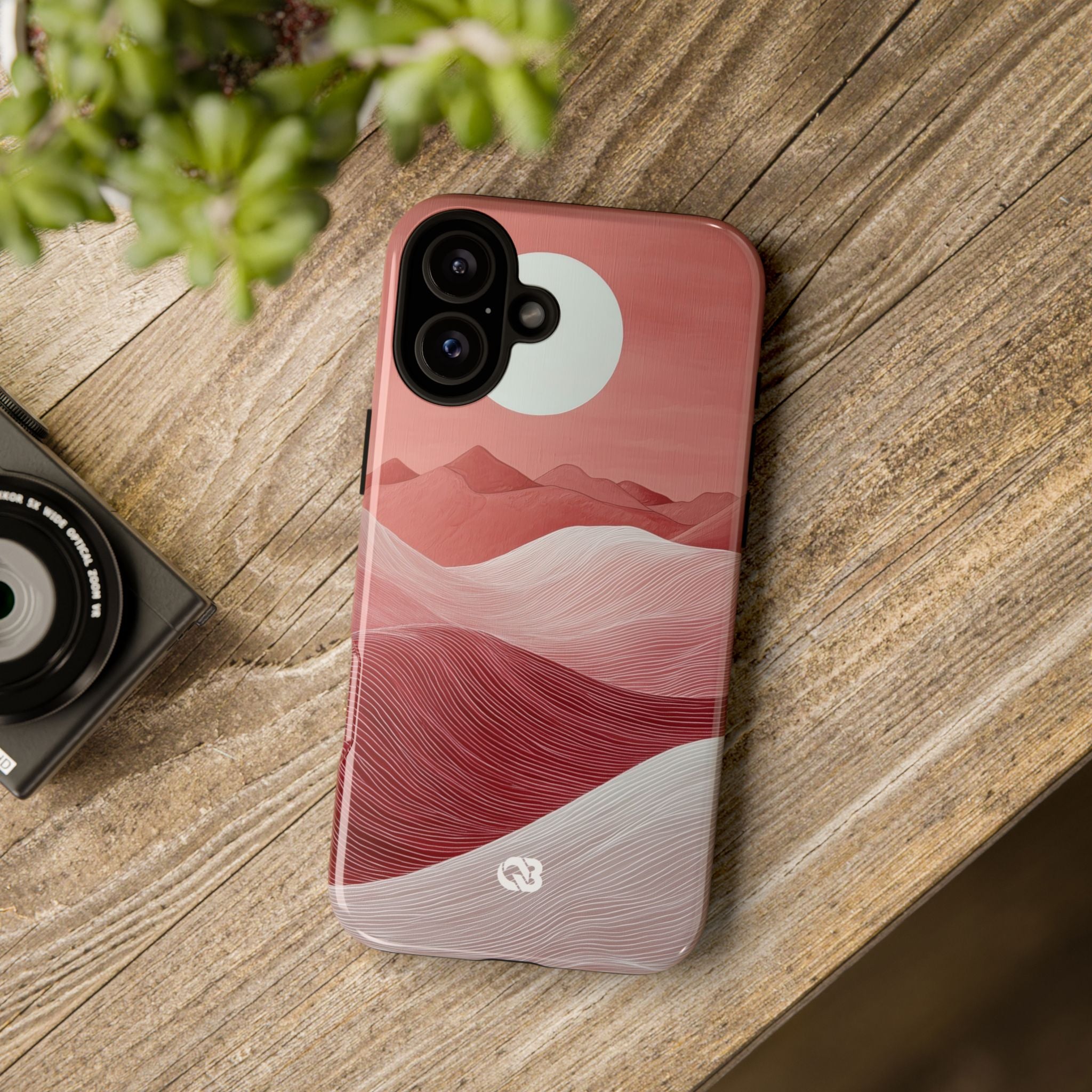 Crimson Dune Horizon · Tough Phone Case for iPhone