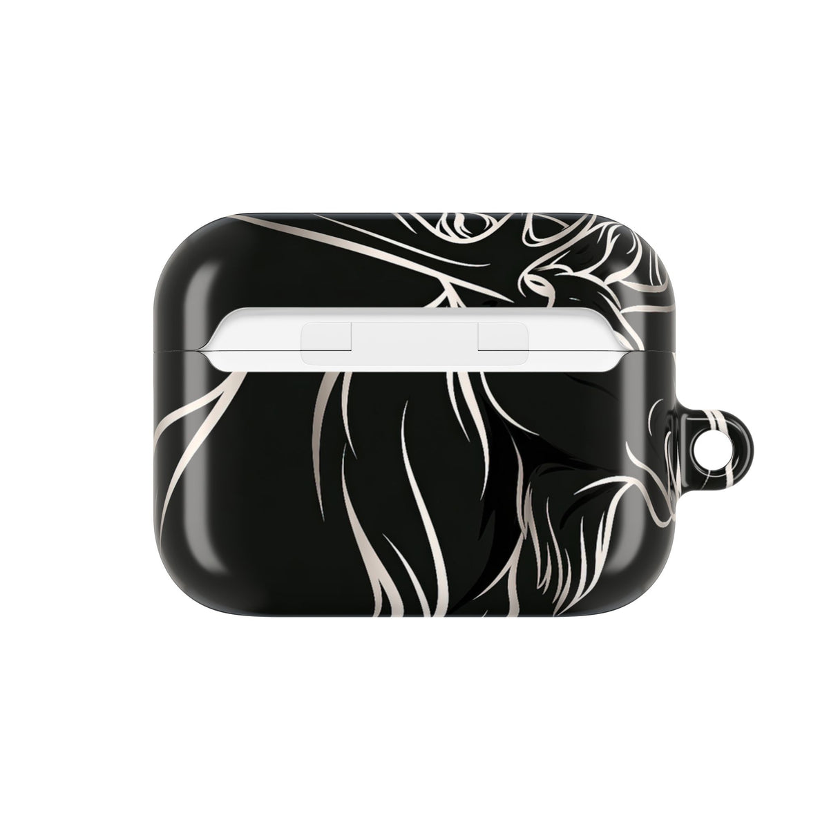 Nordic Moose Contour · Hard Case for AirPods & AirPods Pro · Black