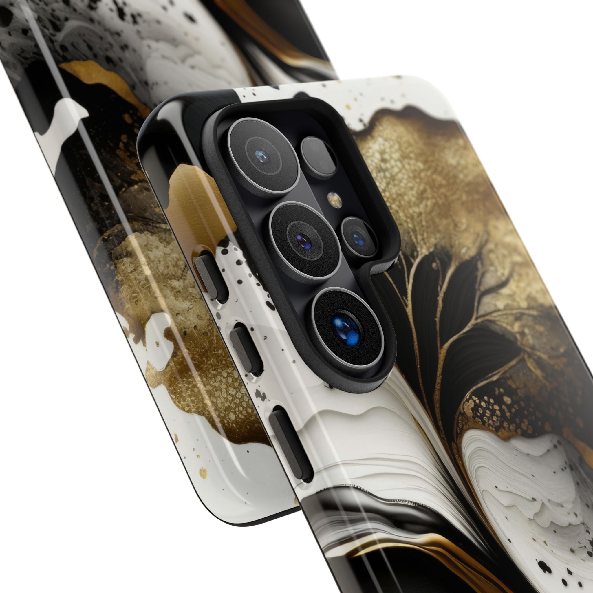 Molten Onyx Gold · Tough Coque de téléphone pour Samsung