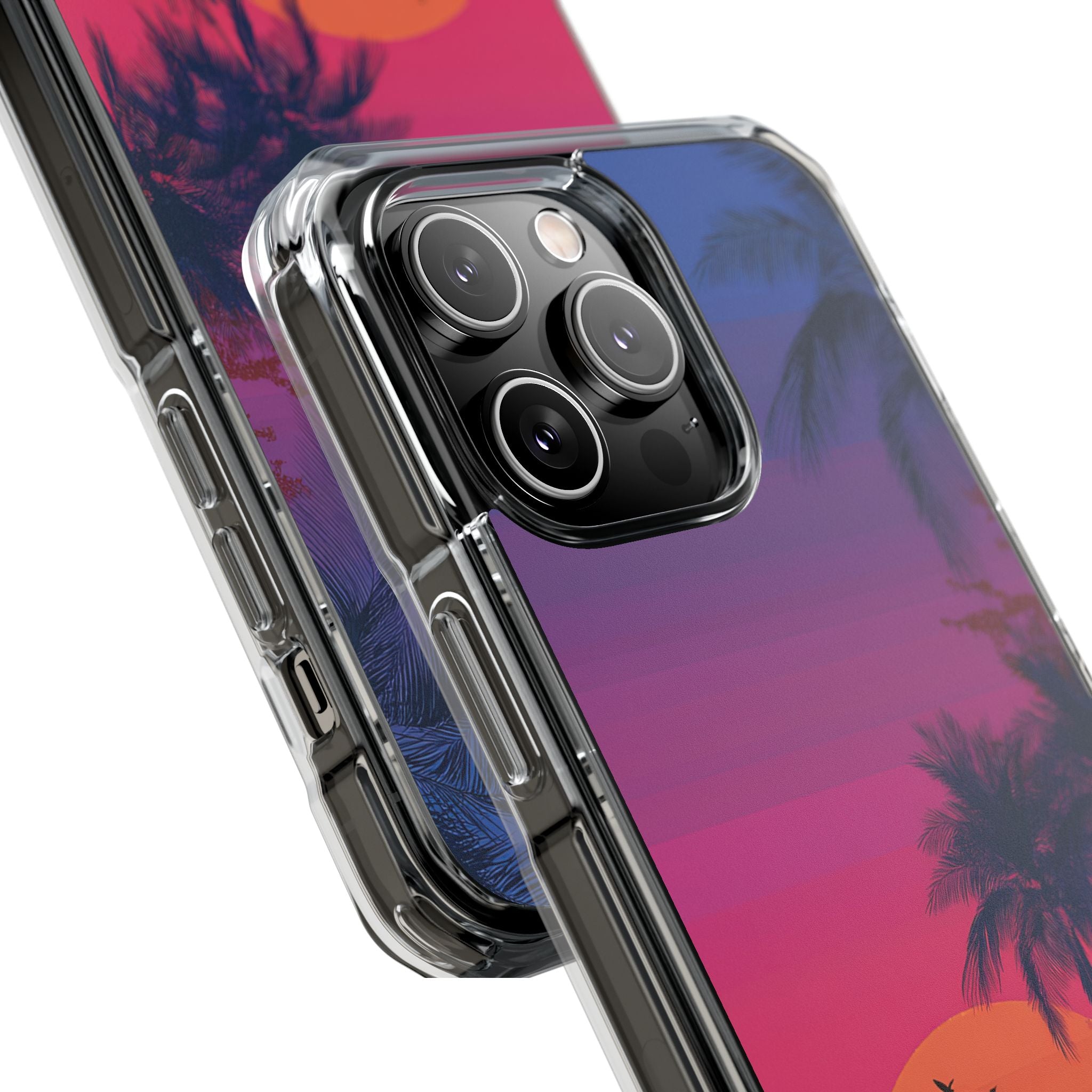 Neon Horizon Palms · Impact Phone Case for iPhone · Magsafe