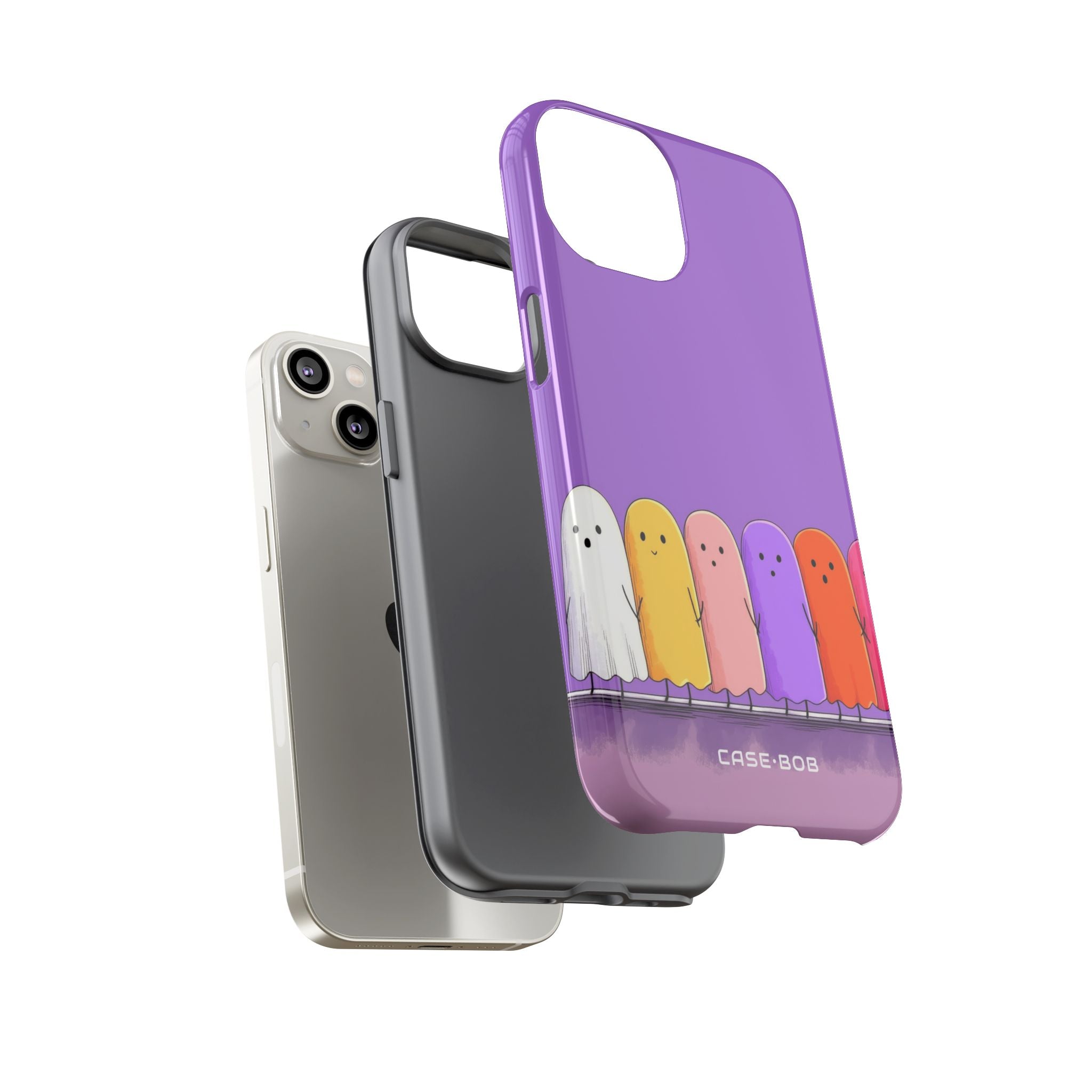 Bunte Geister iPhone 14 Case - Tough