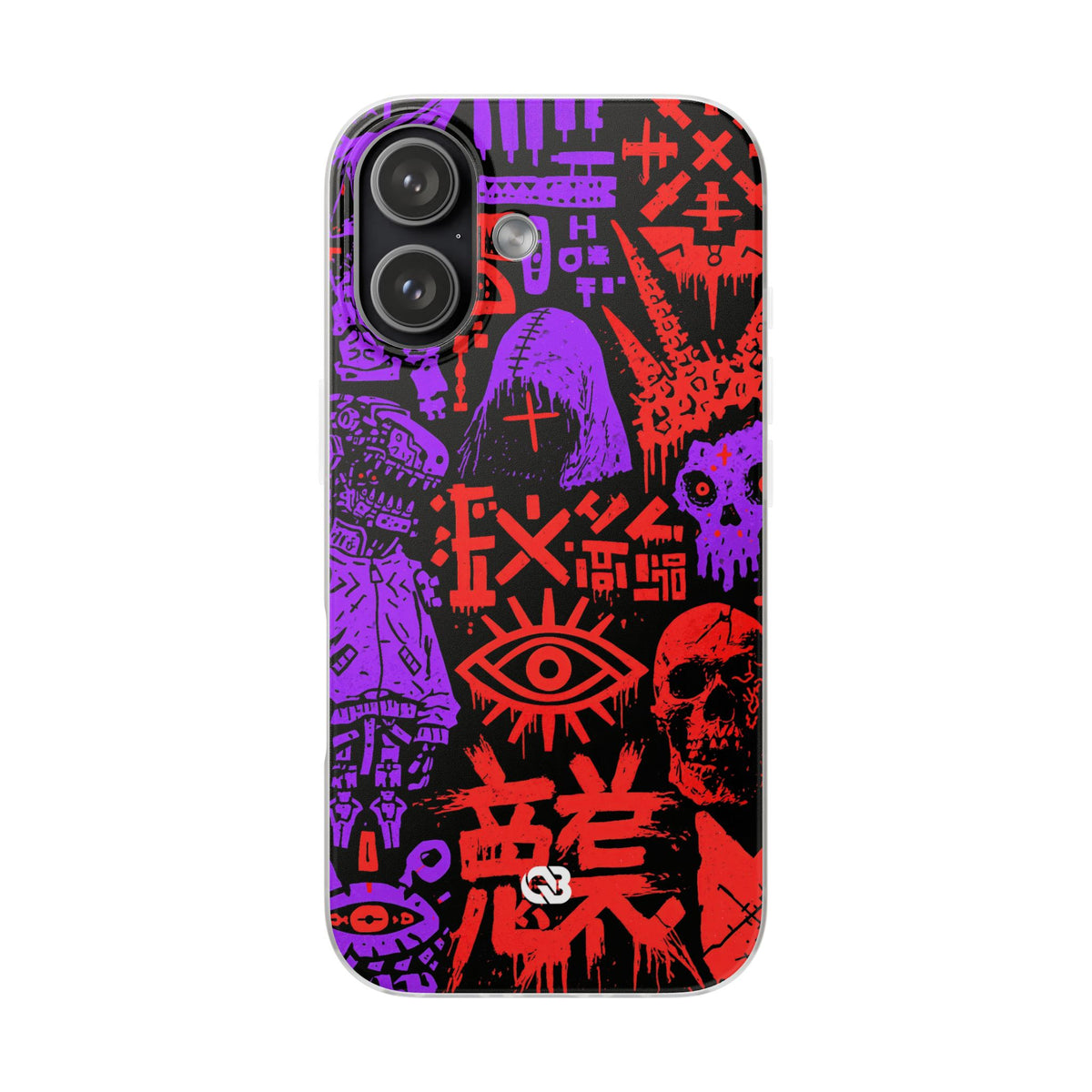 Underground Cyber Glyphs · Lite Phone Case for iPhone · Black