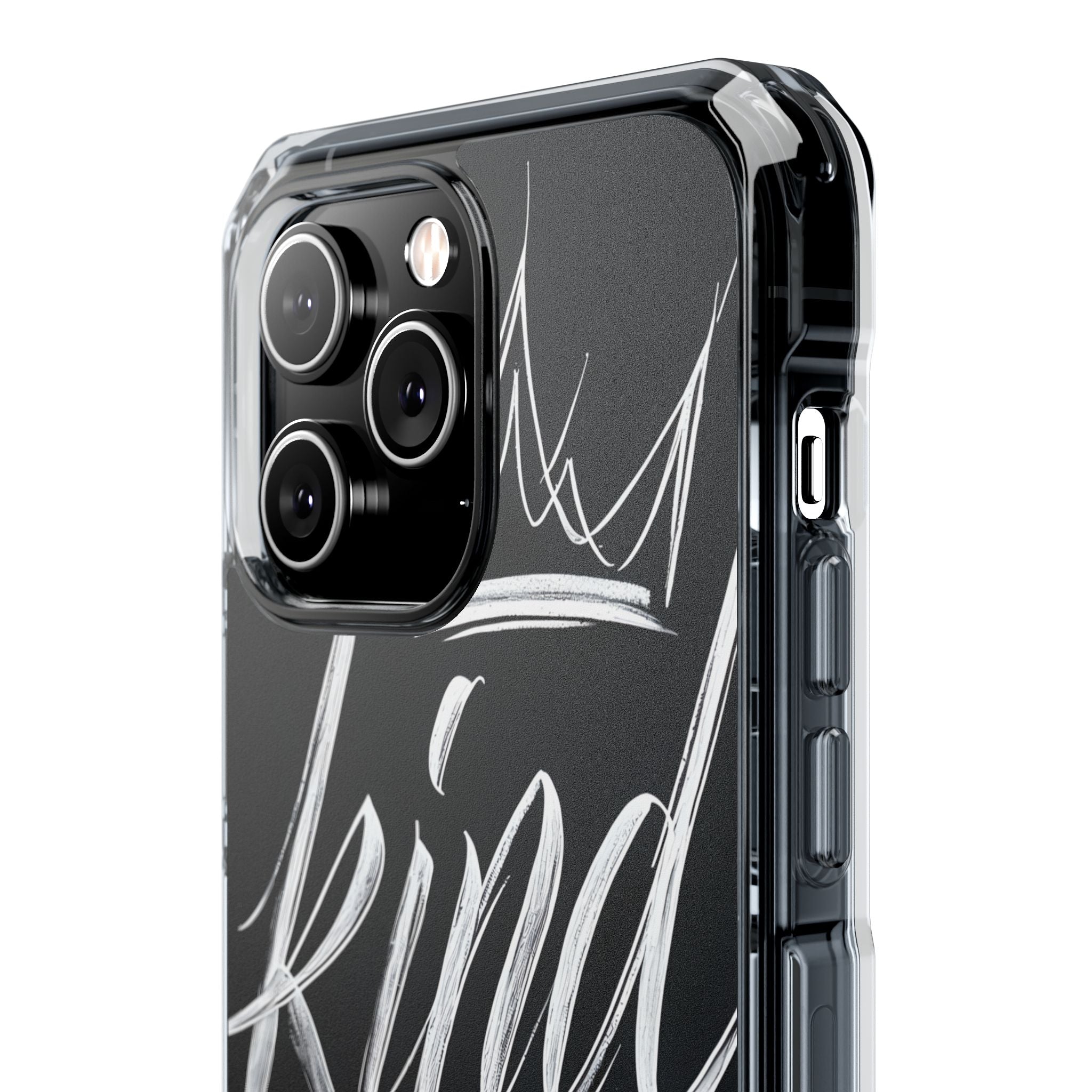 Noir Crown Script · Impact Phone Case for iPhone · Magsafe
